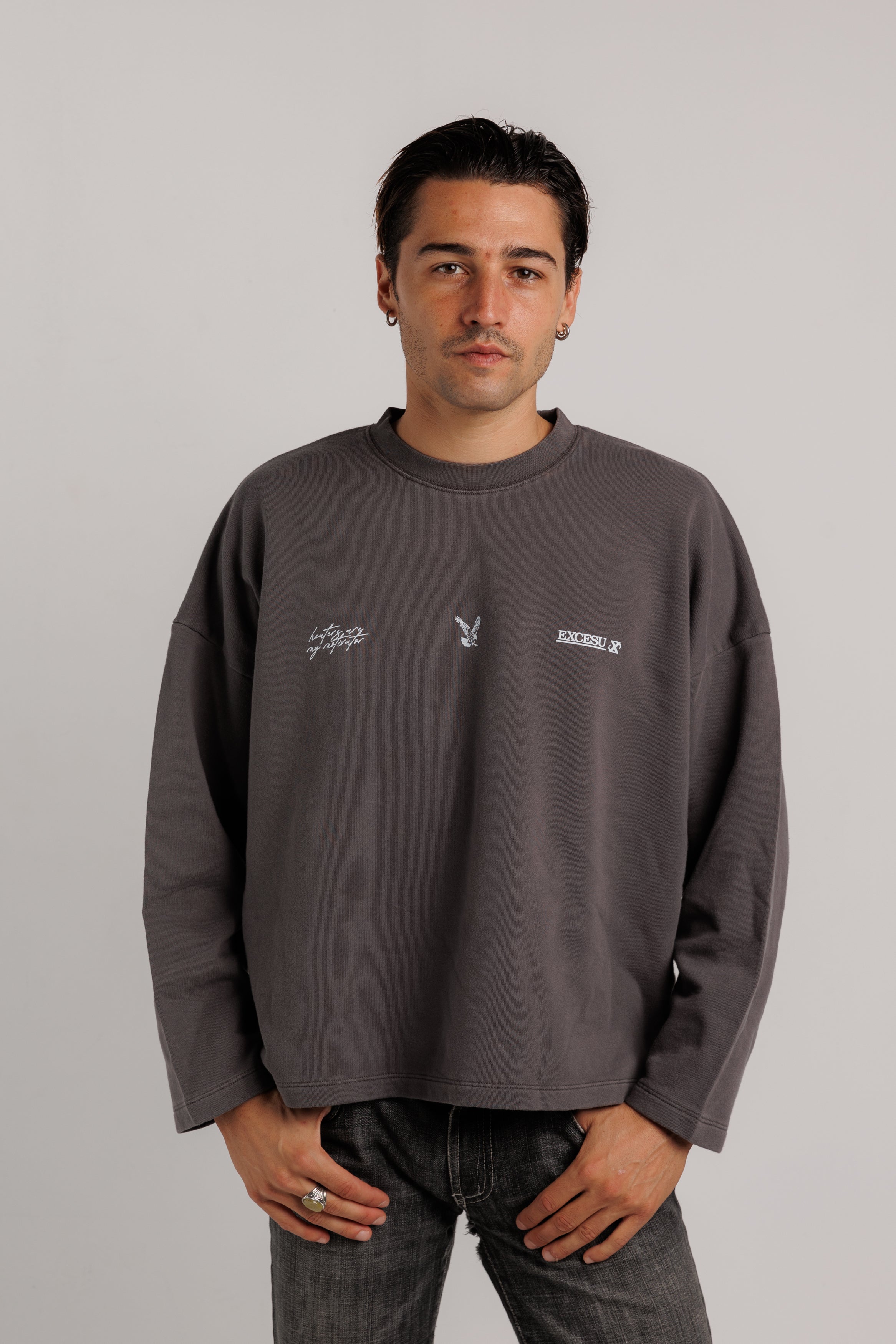 Crewneck Haters Motivation Dark Grey