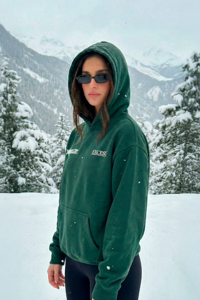 Green Here To Stay Hoodie