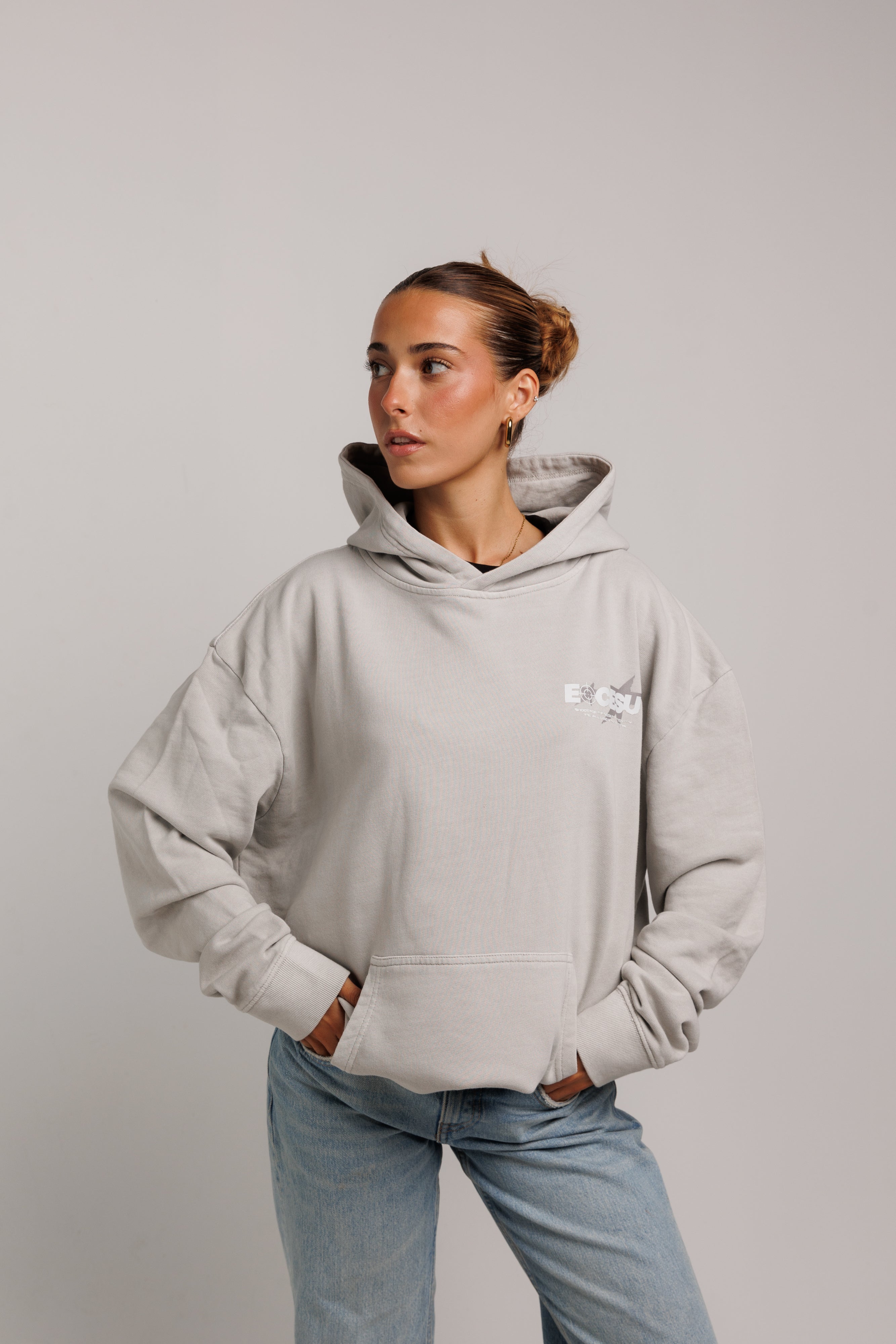Shoot For The Moon Gray Sweatshirt