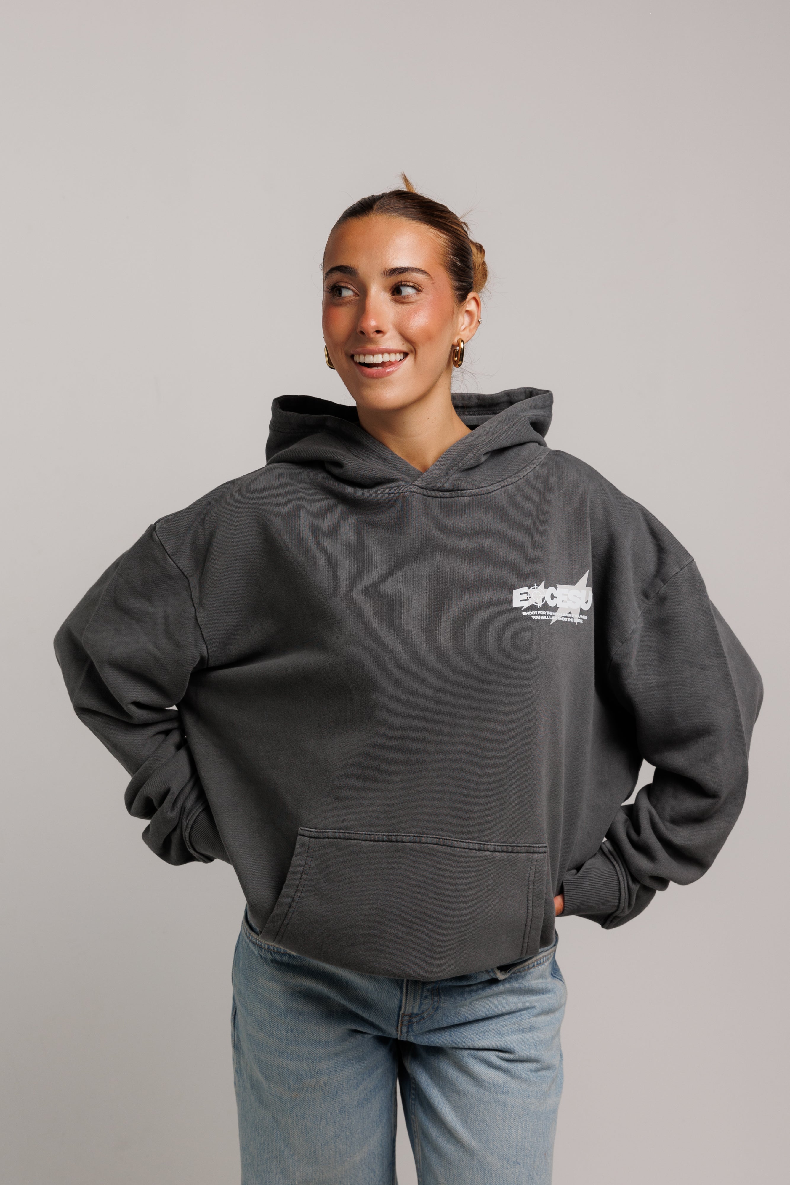 Black Shoot For The Moon Sweatshirt