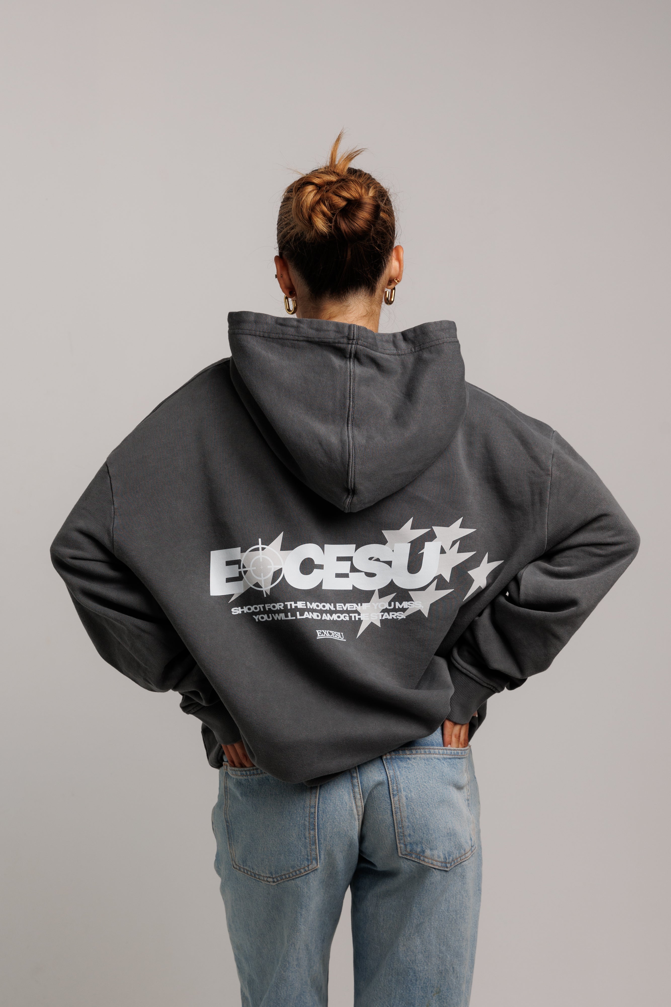 Black Shoot For The Moon Sweatshirt