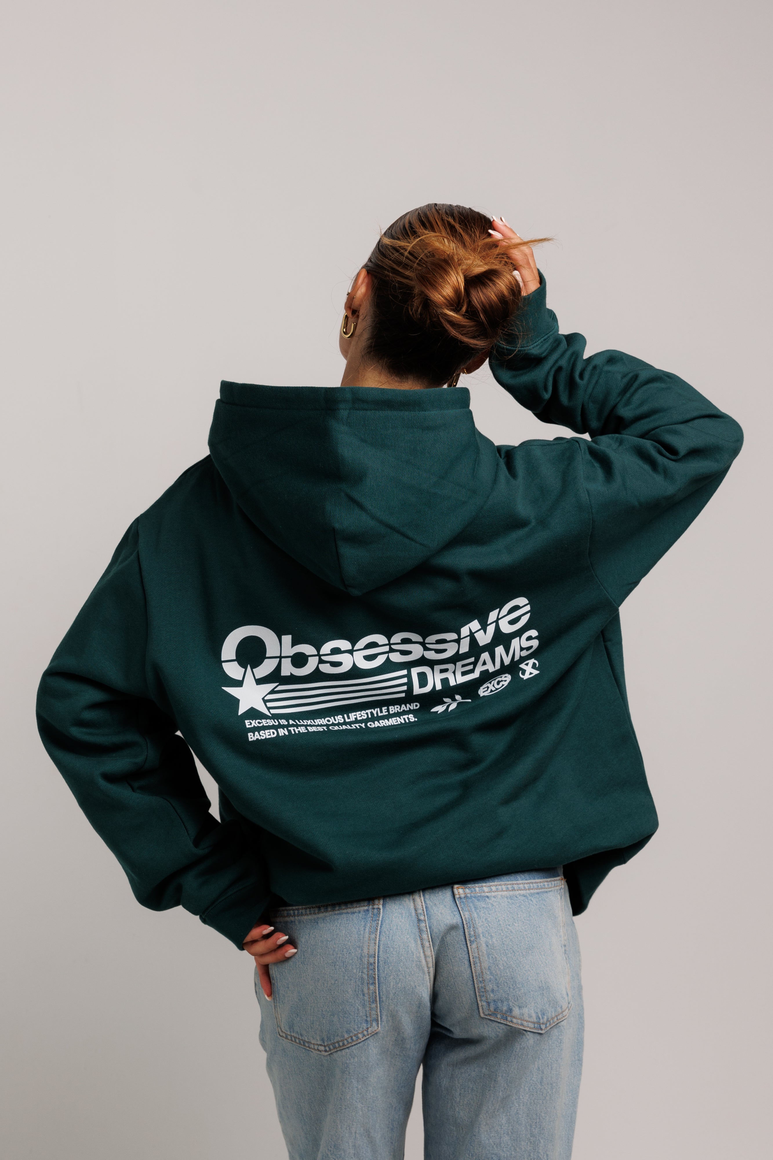 Obsessive Dreams Green Sweatshirt