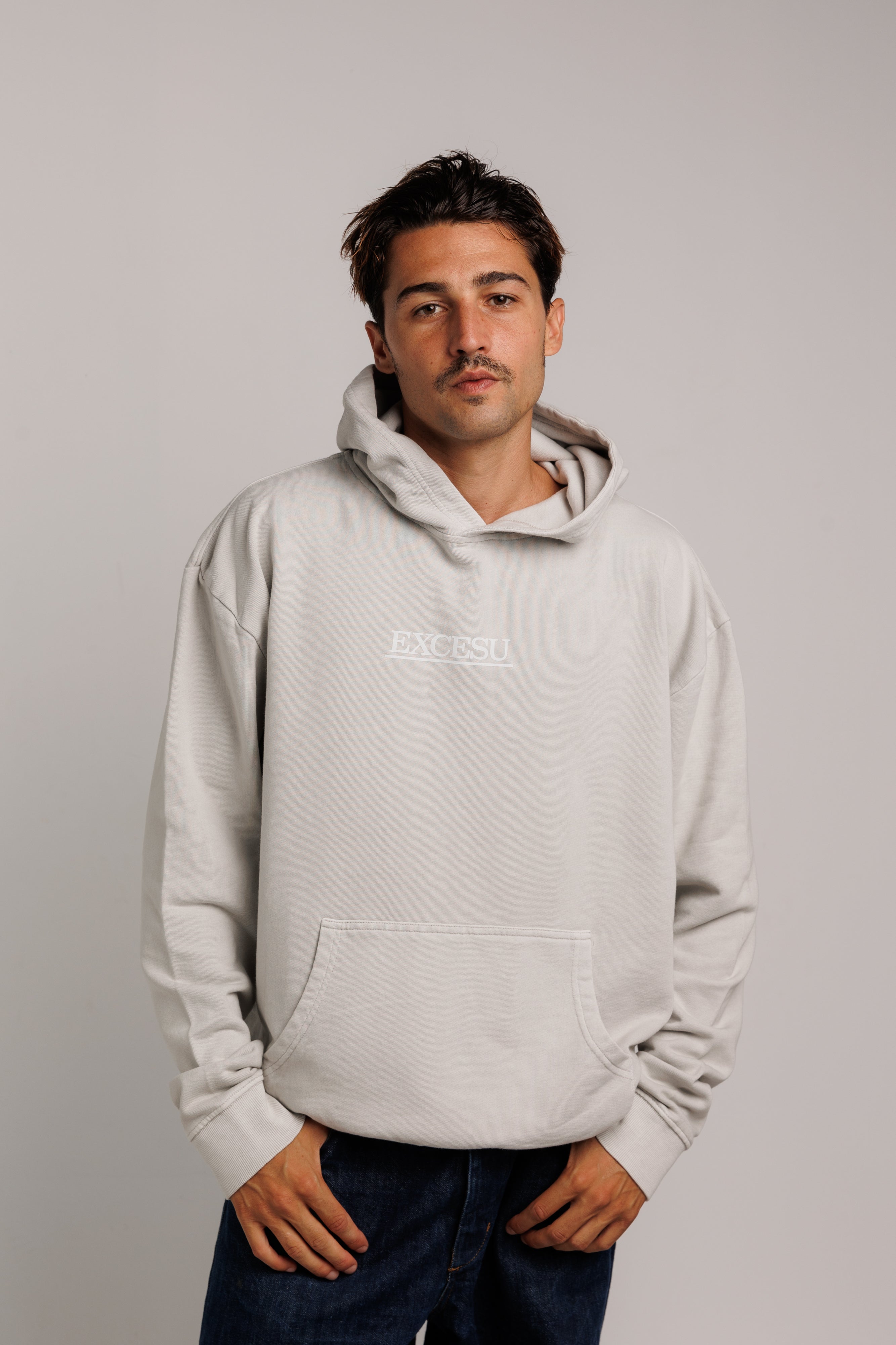Gray Oversized Sweatshirt Stop Expecting