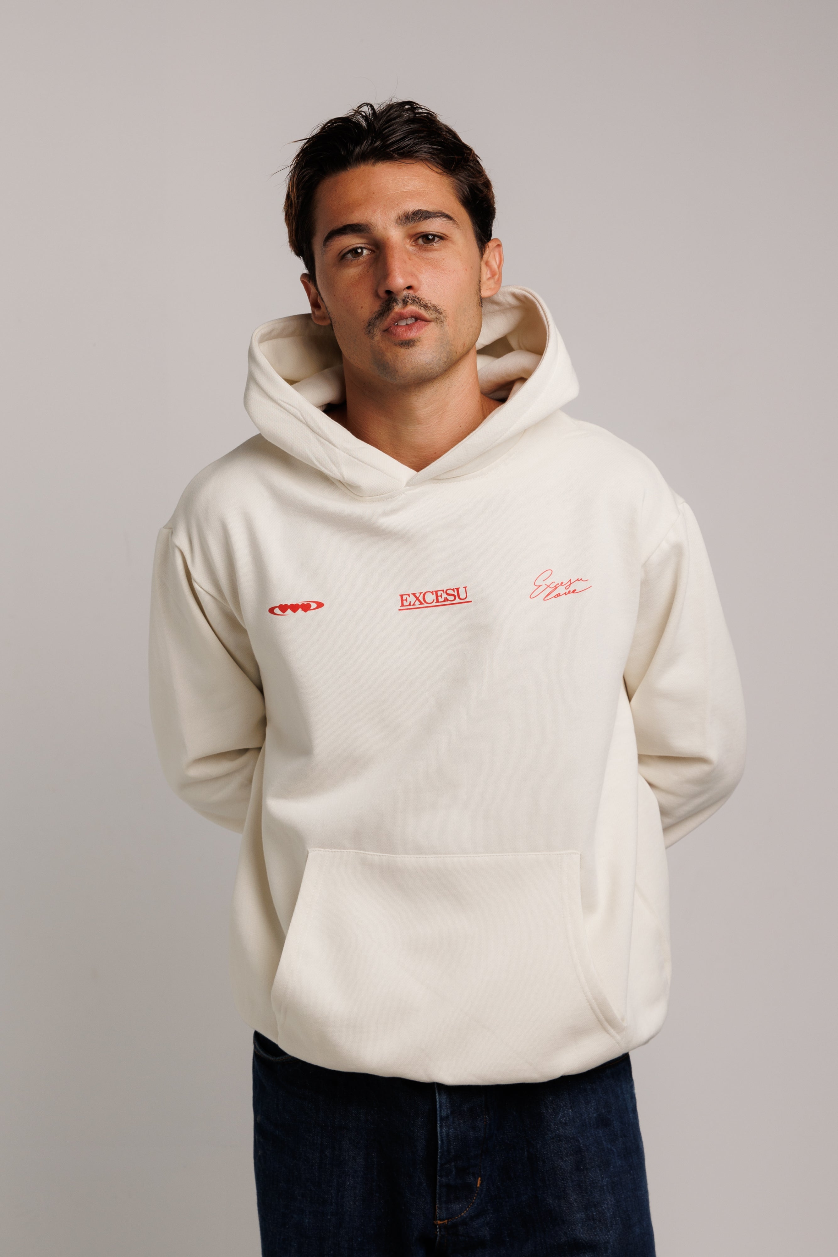 Off White Valentine's Day Oversized Sweatshirt