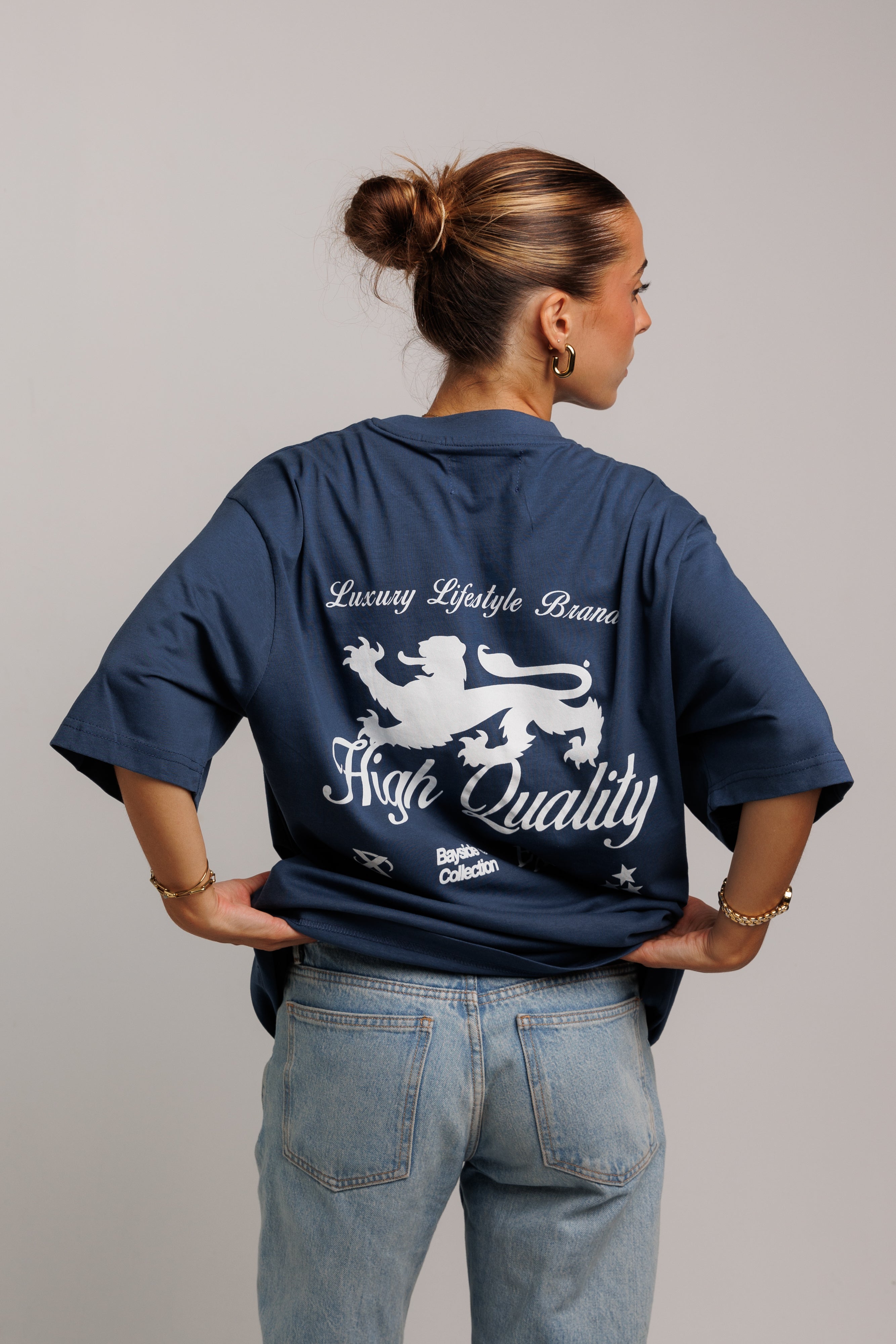 Indigo Blue Lion T-Shirt