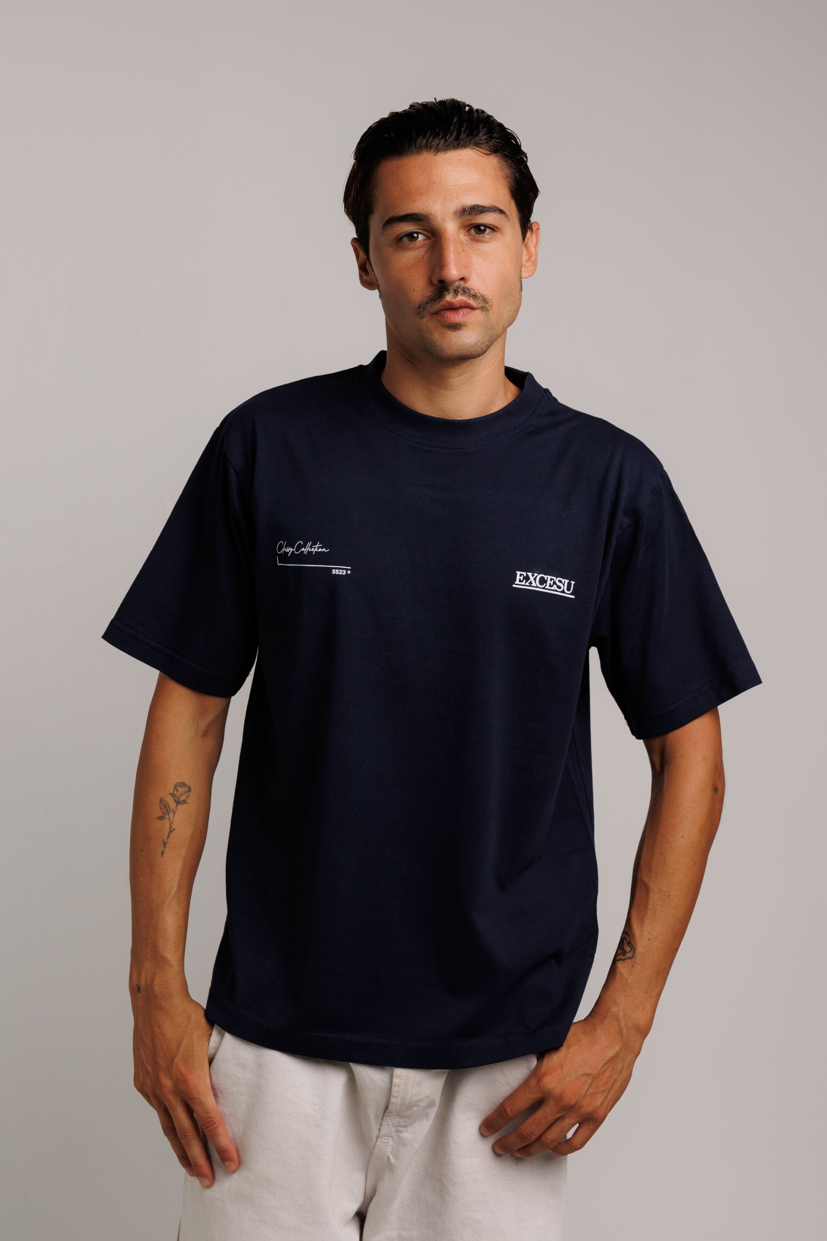 Blue Oversized Horse T-Shirt