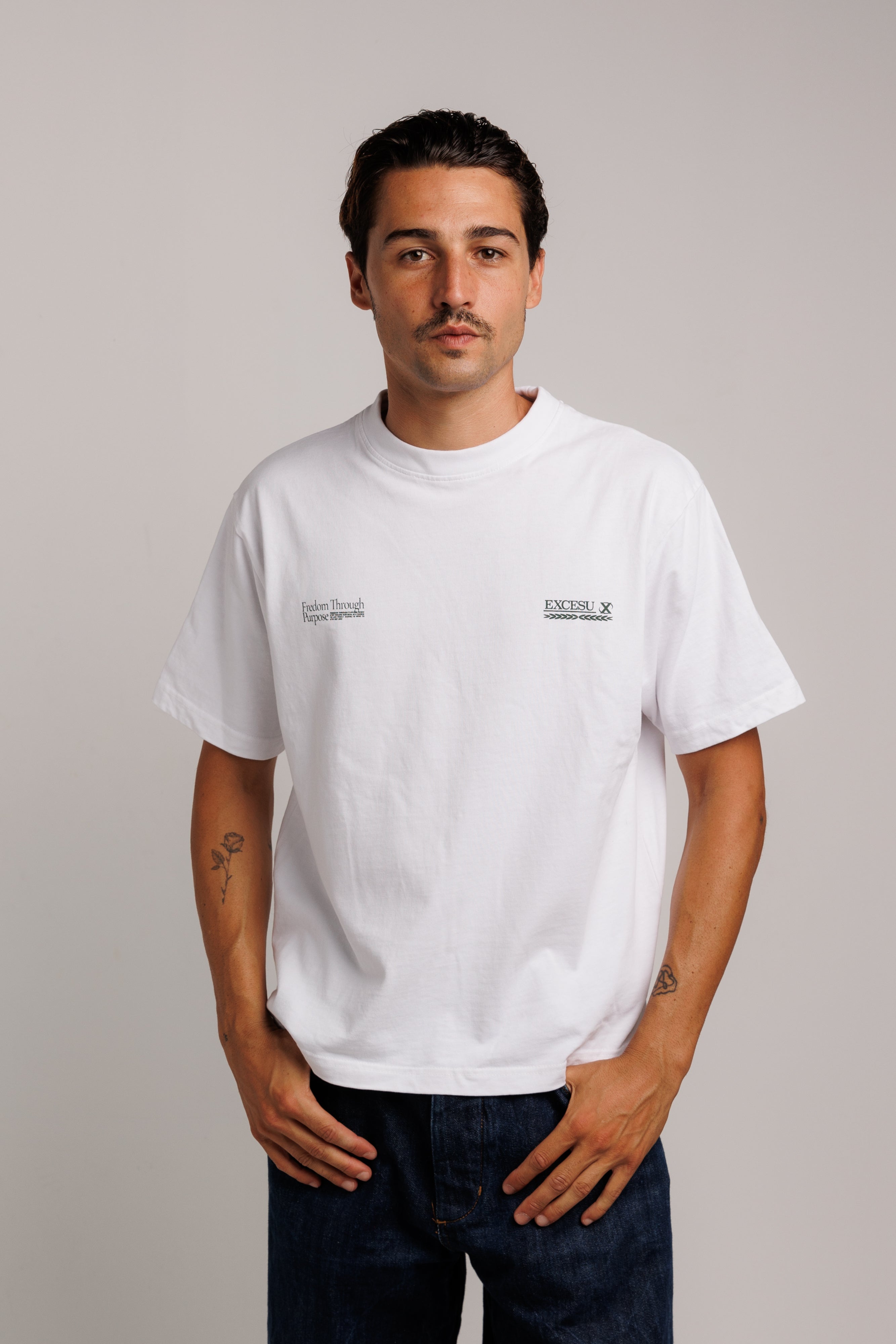 Focus is a Currency White T-shirt