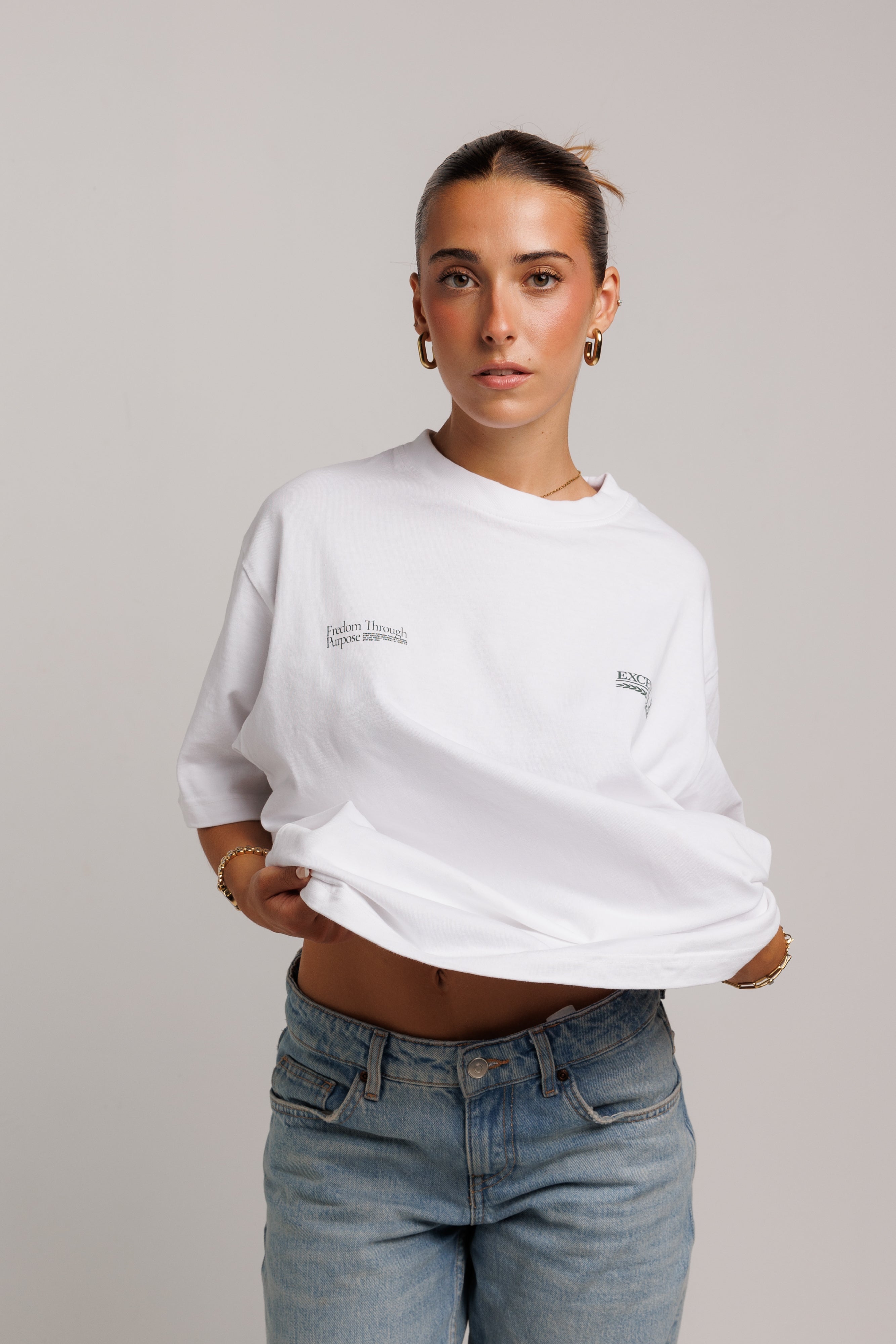 Focus is a Currency White T-shirt