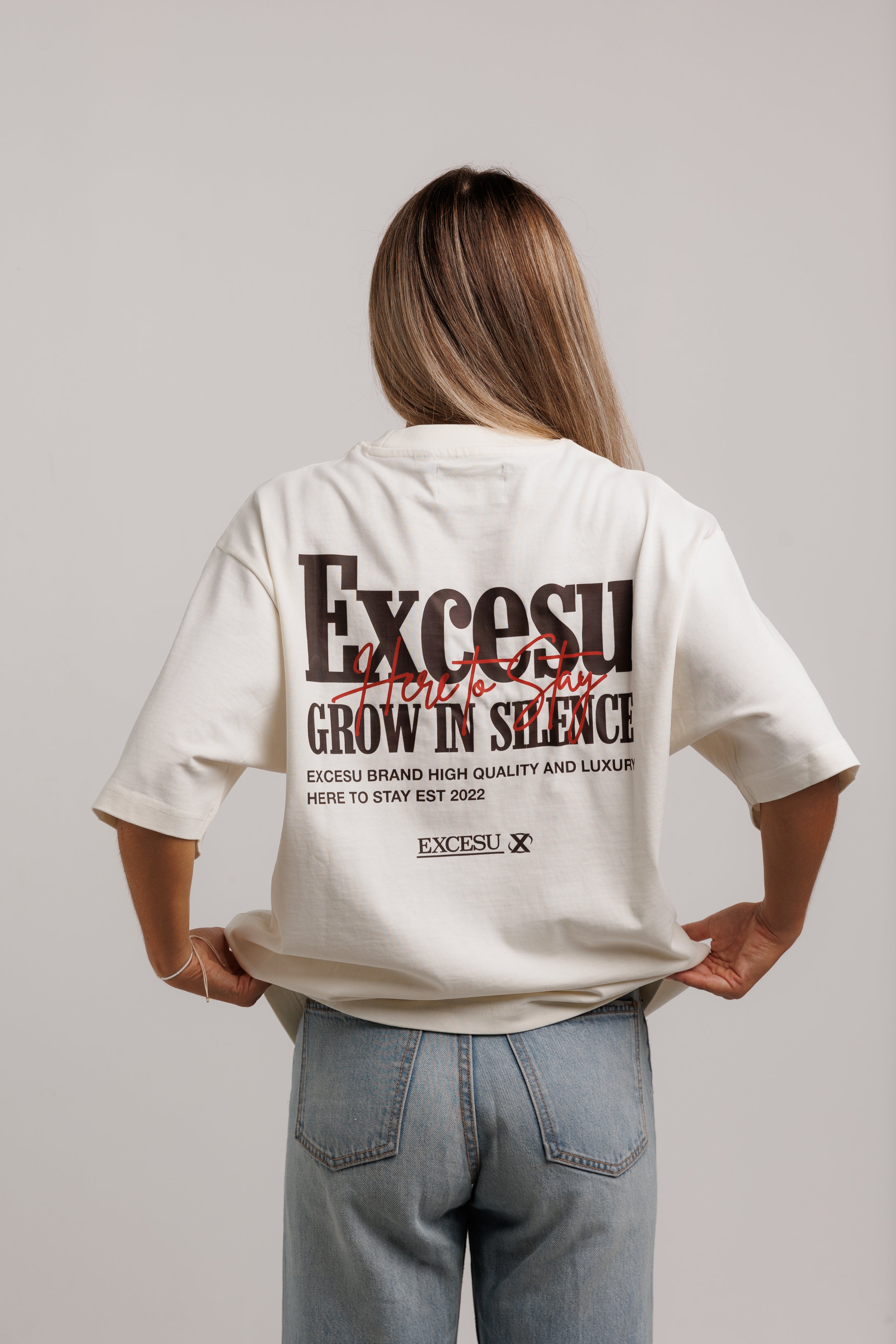 Grow In Silence Blanco Roto T-Shirt