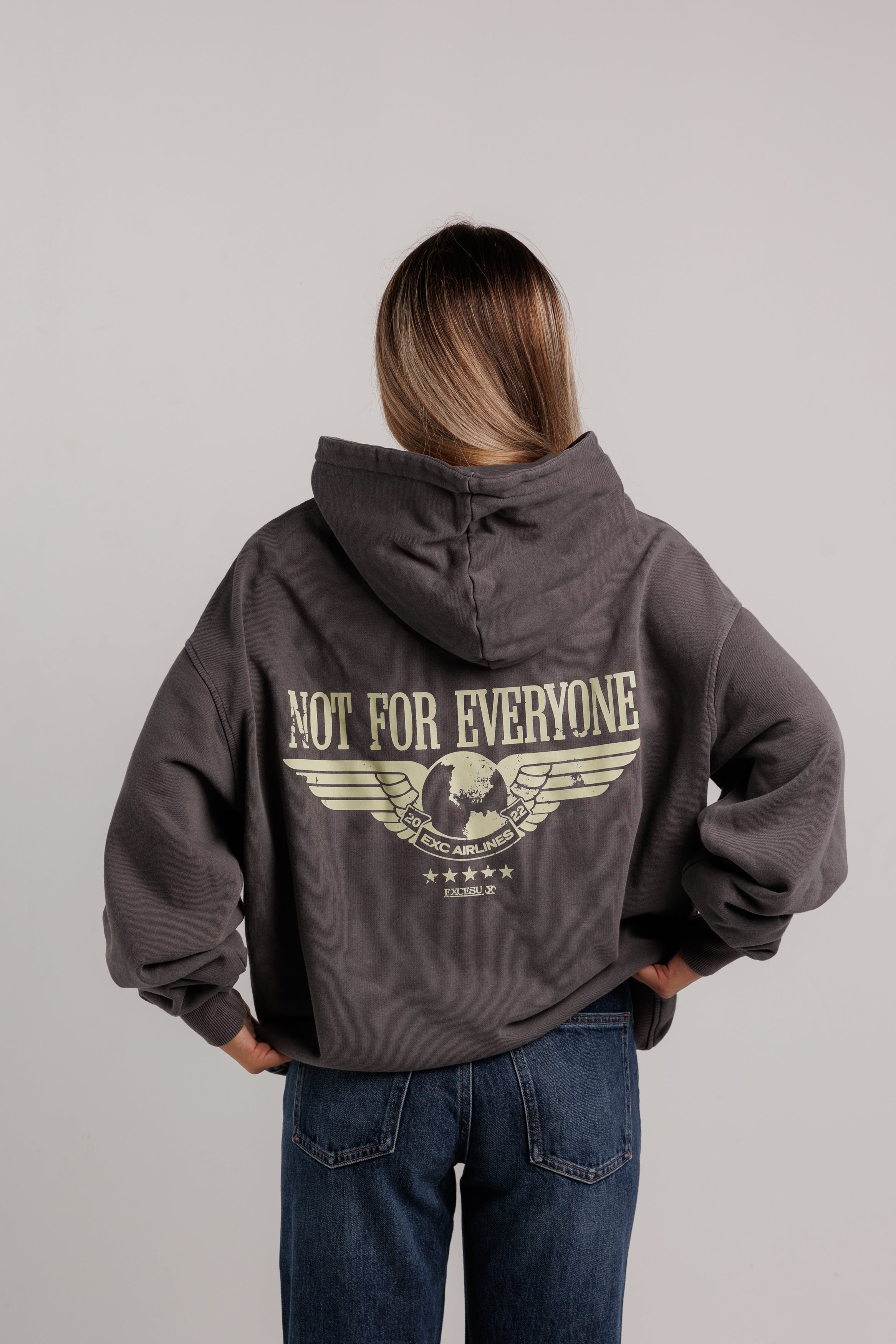 Dark Grey Not for Everyone Hoodie