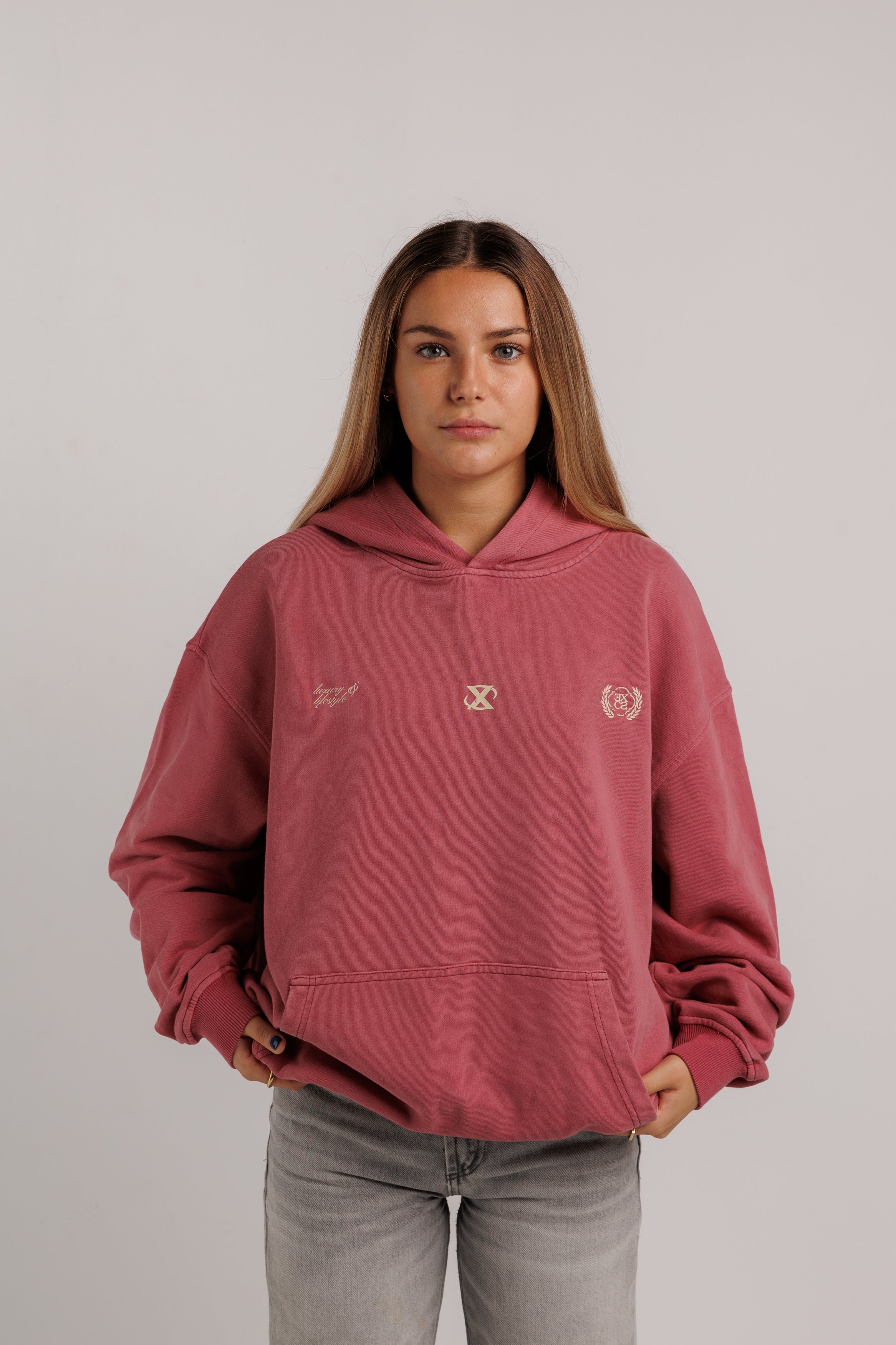 Red Excesu Club Hoodie