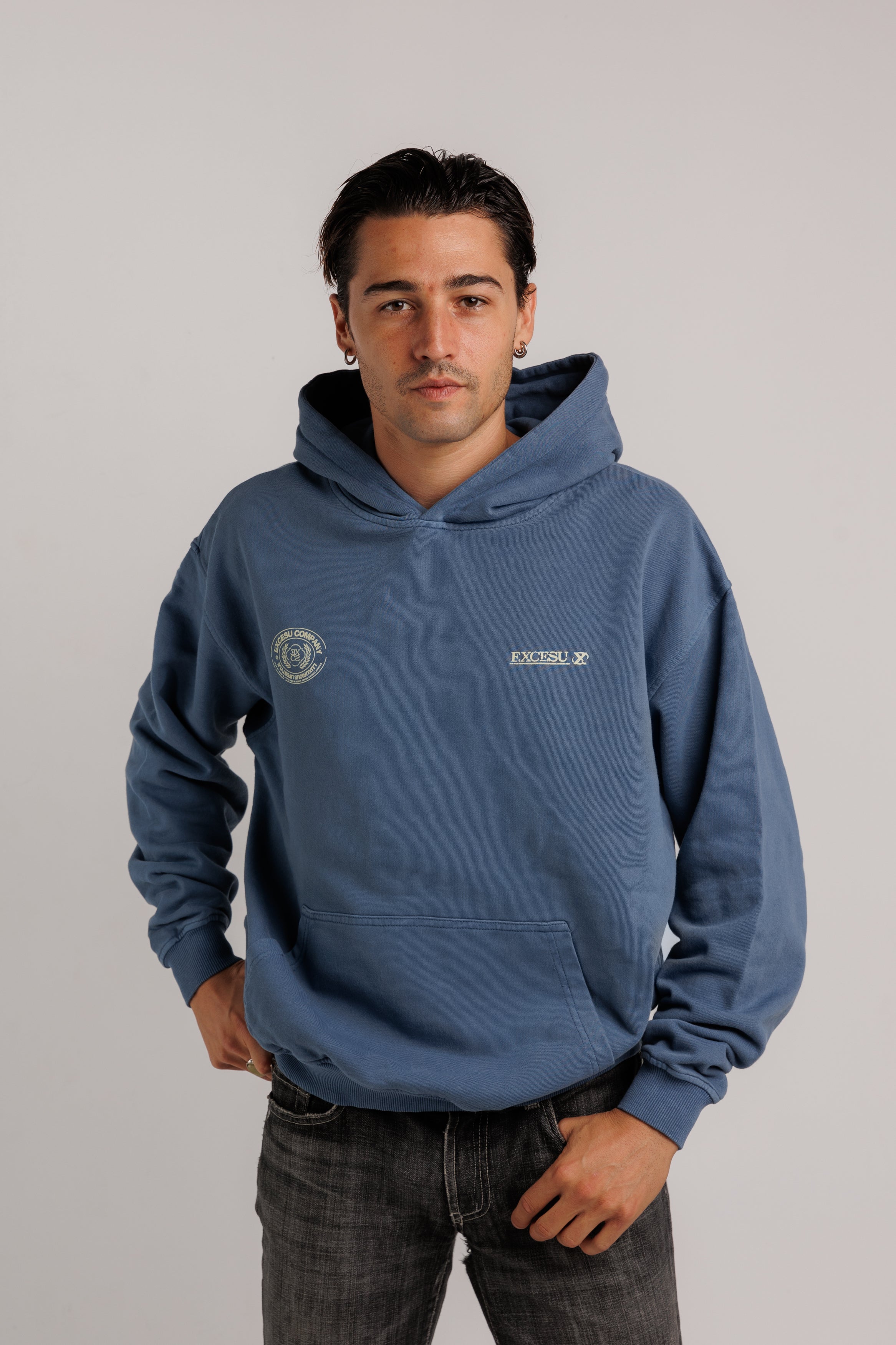 Teal Mind in the Sky Hoodie