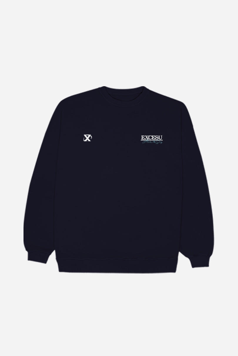 Make Yourself Proud Crewneck Navy Blue