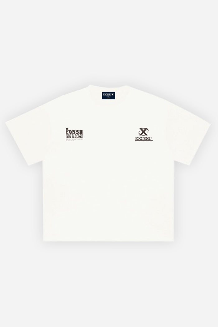 Grow In Silence Blanco Roto T-Shirt