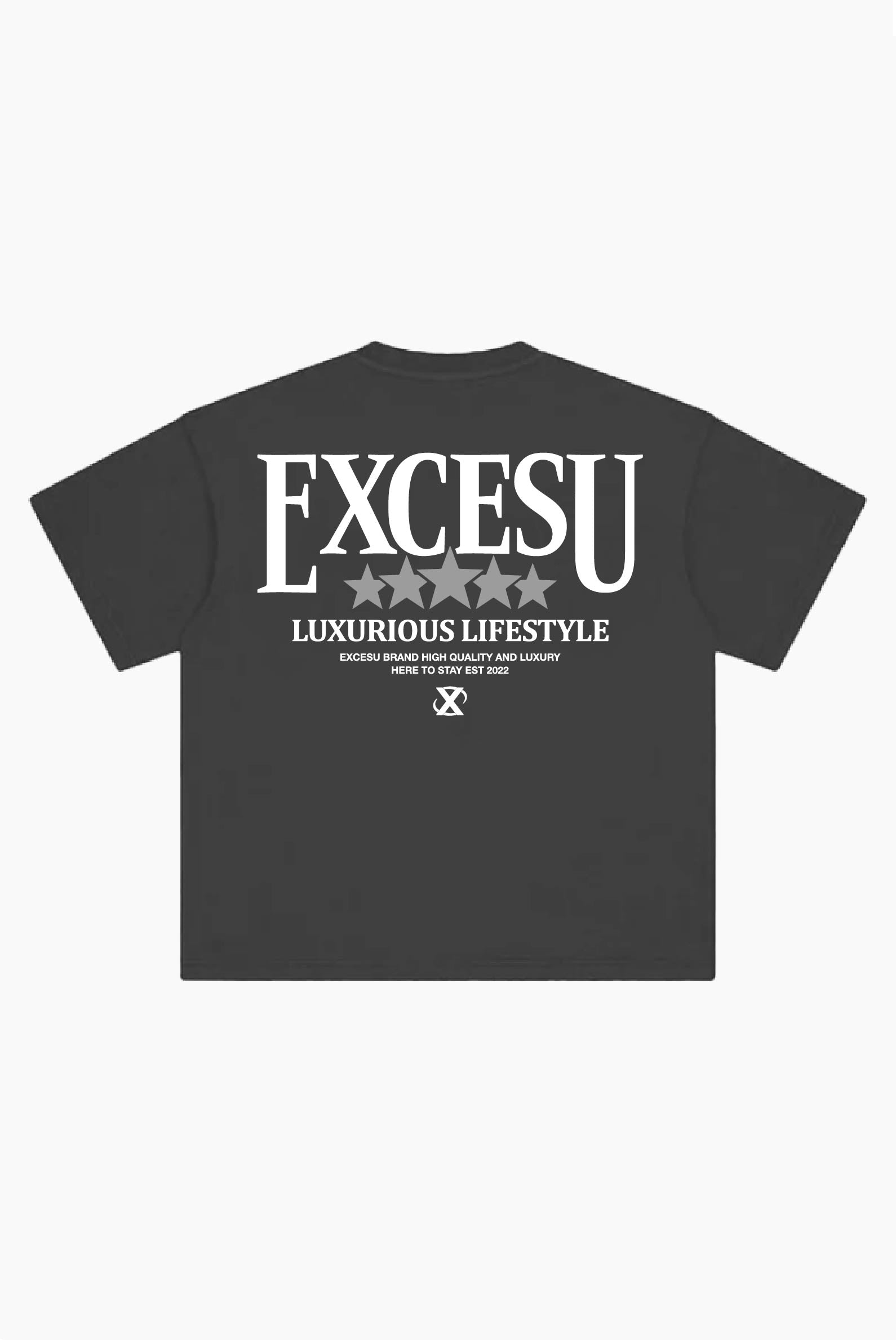 Luxury Stars Dark Grey T-Shirt