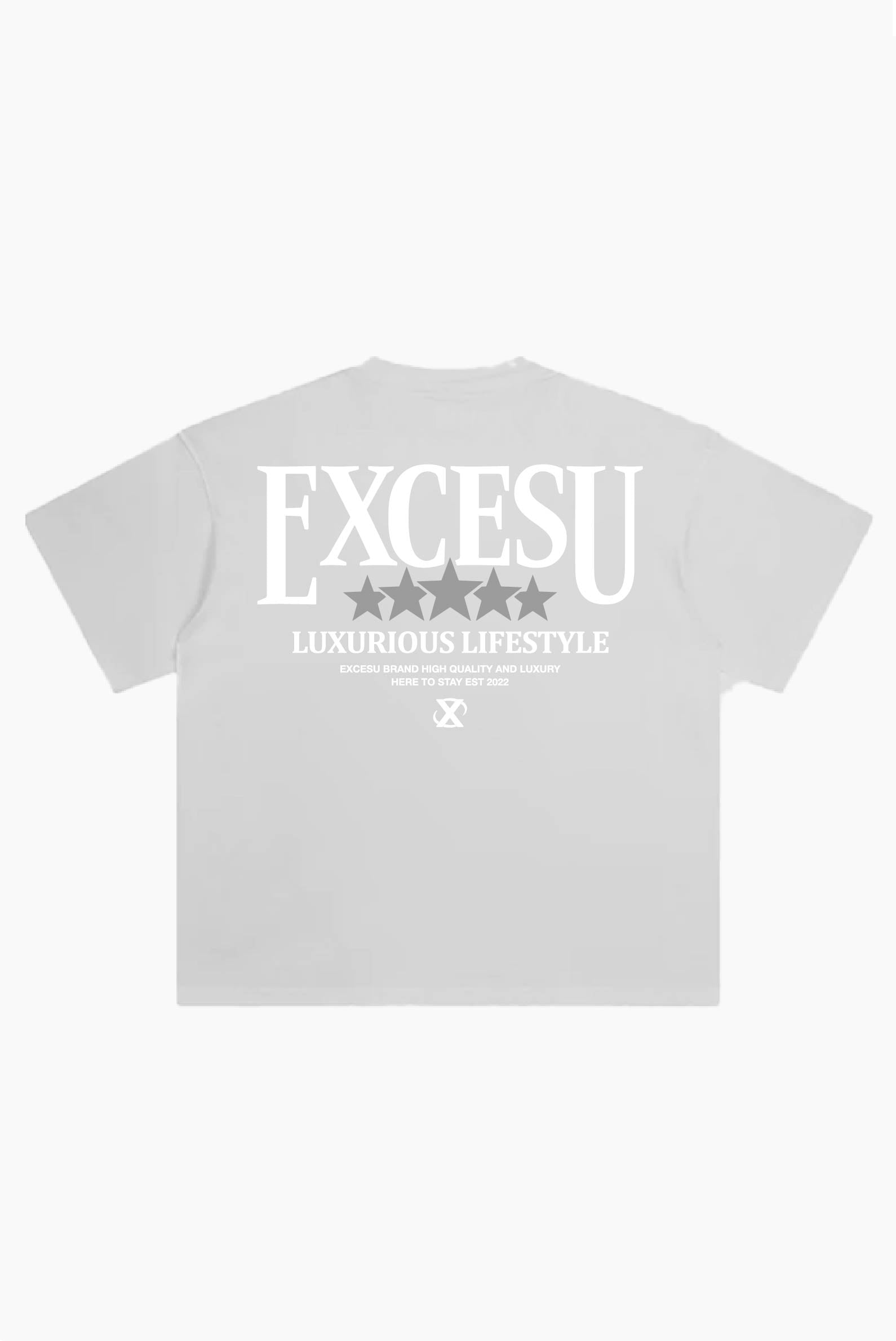 Luxury Stars Light Grey T-Shirt