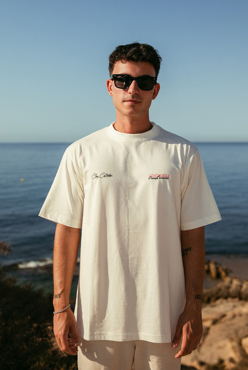 Camiseta Classy Blanco Roto Excesu