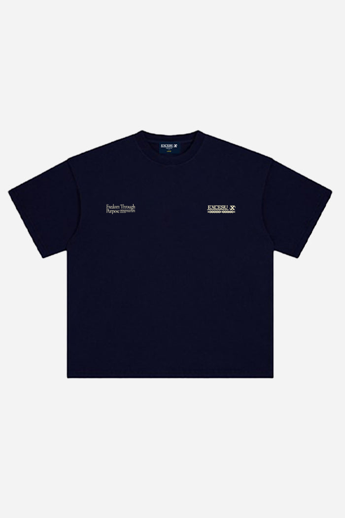 Focus is a Currency Navy T-Shirt