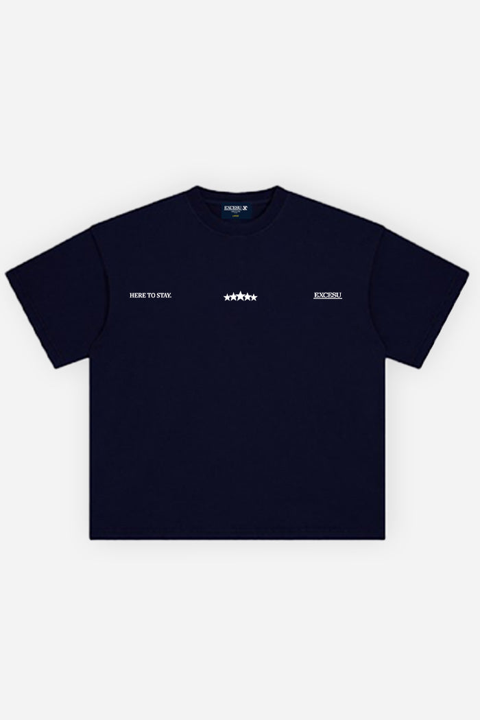 Luxury Stars Navy Blue T-Shirt