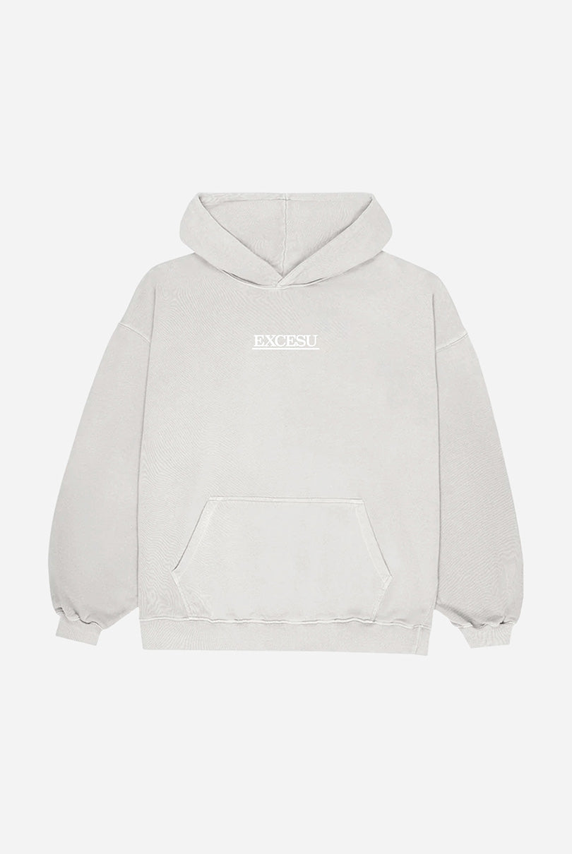 Sudadera Gris Oversized Stop Expecting Excesu
