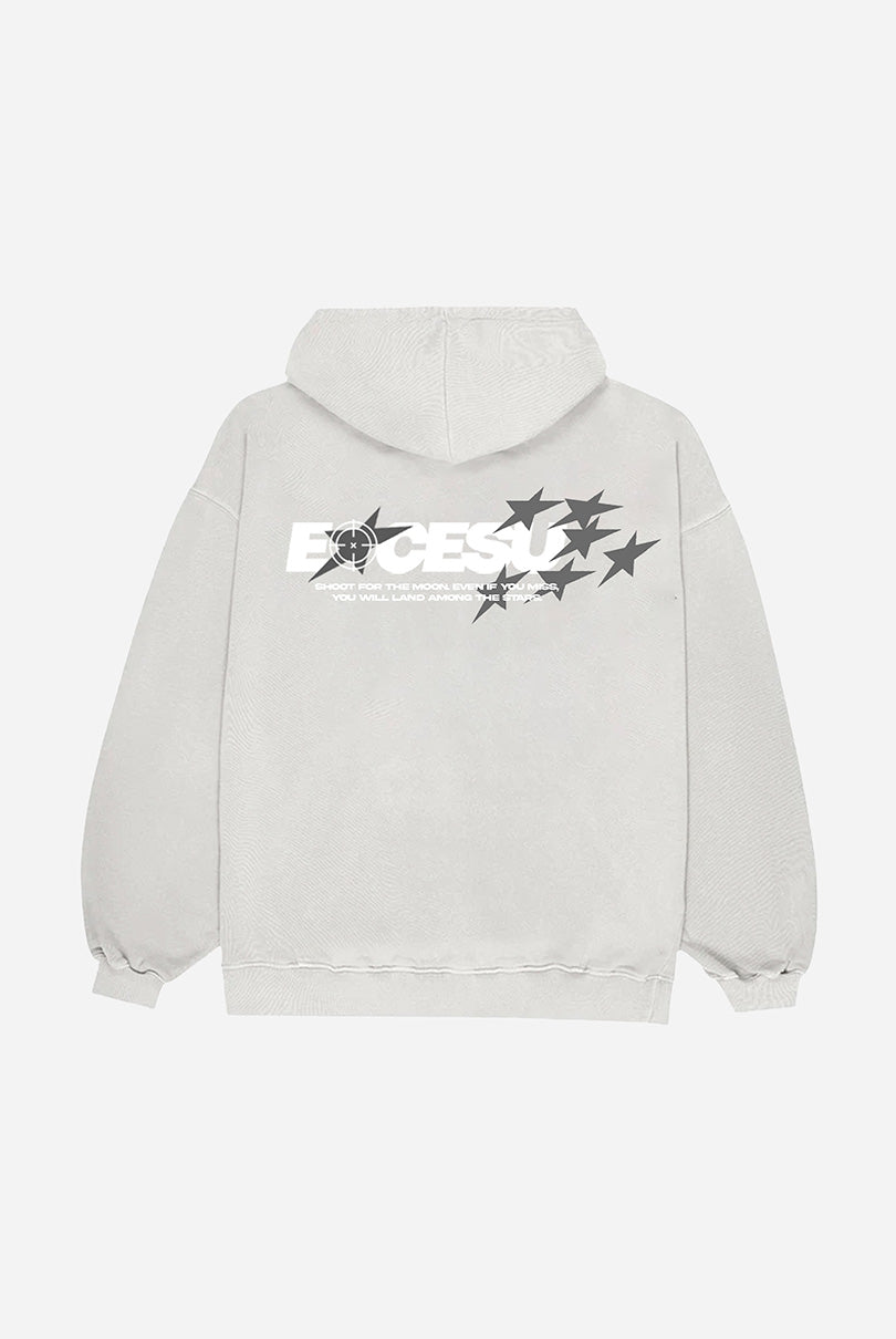 Sudadera Gris Shoot For The Moon Excesu