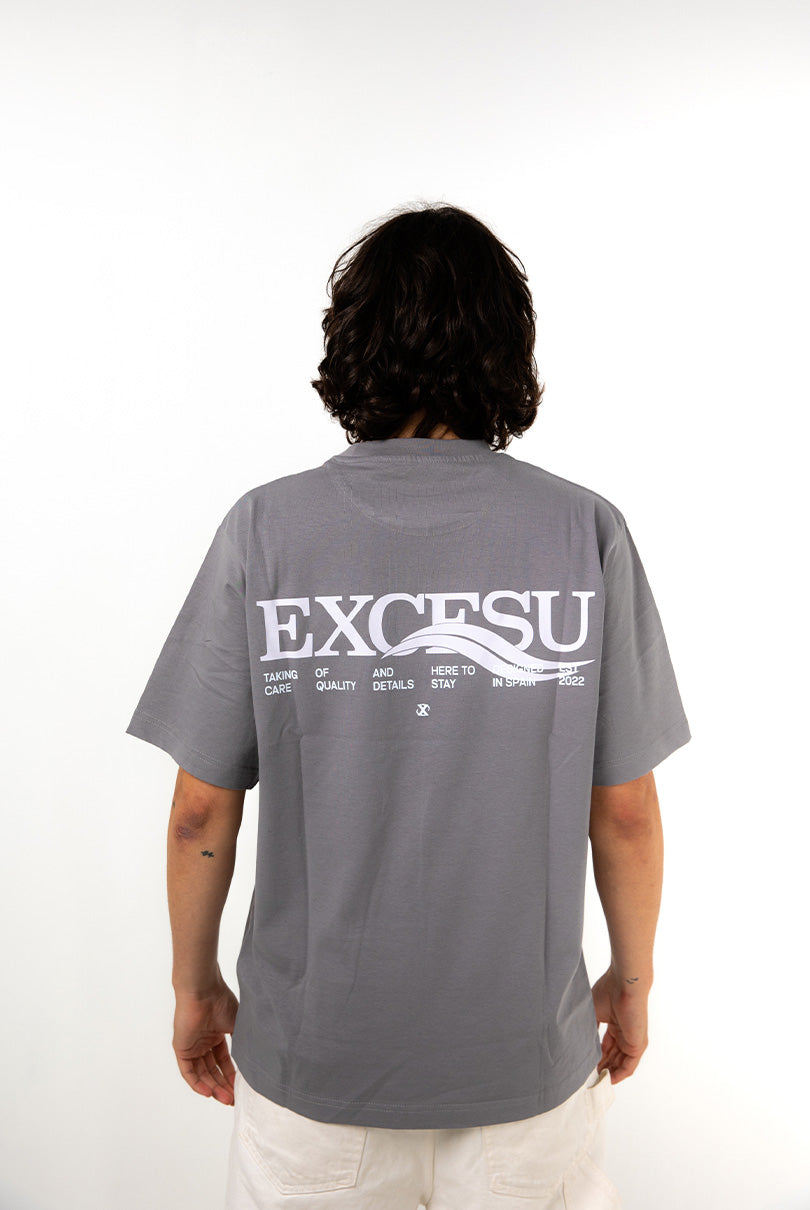 Camiseta Blanco Roto Ondas Excesu