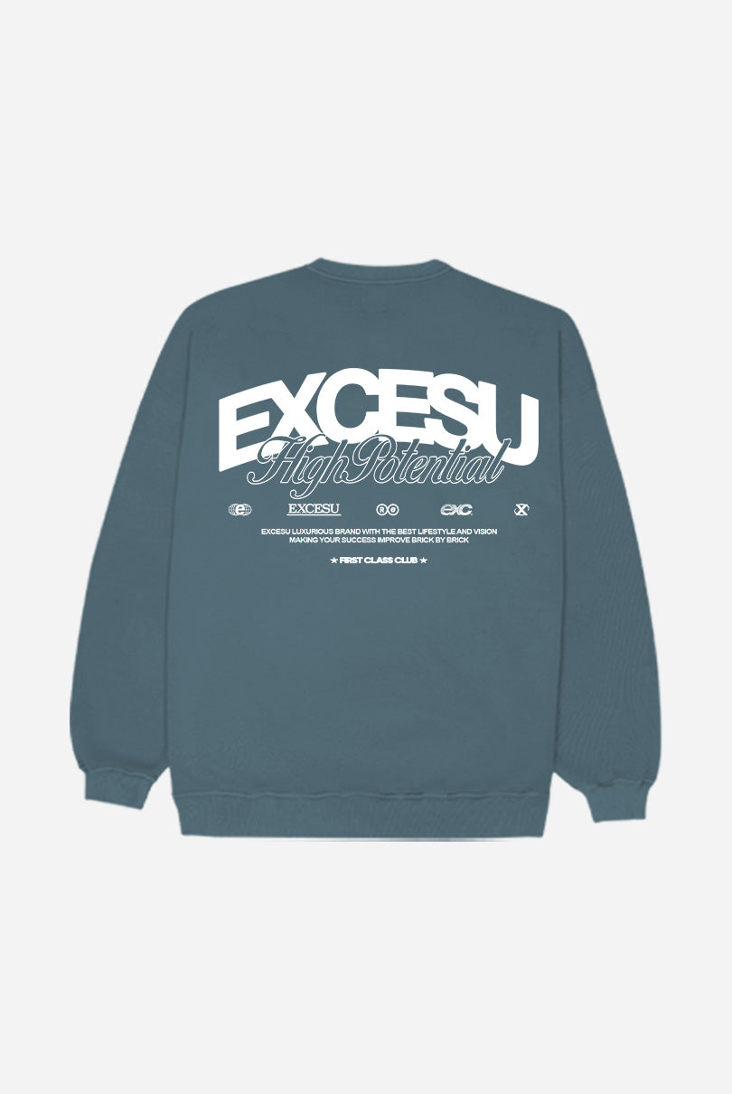 Crewneck High Potential Teal