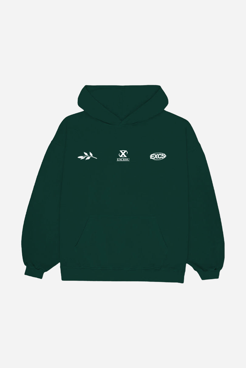 Obsessive Dreams Green Hoodie