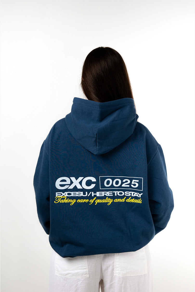 Sudadera Azul Índigo 0025 Excesu