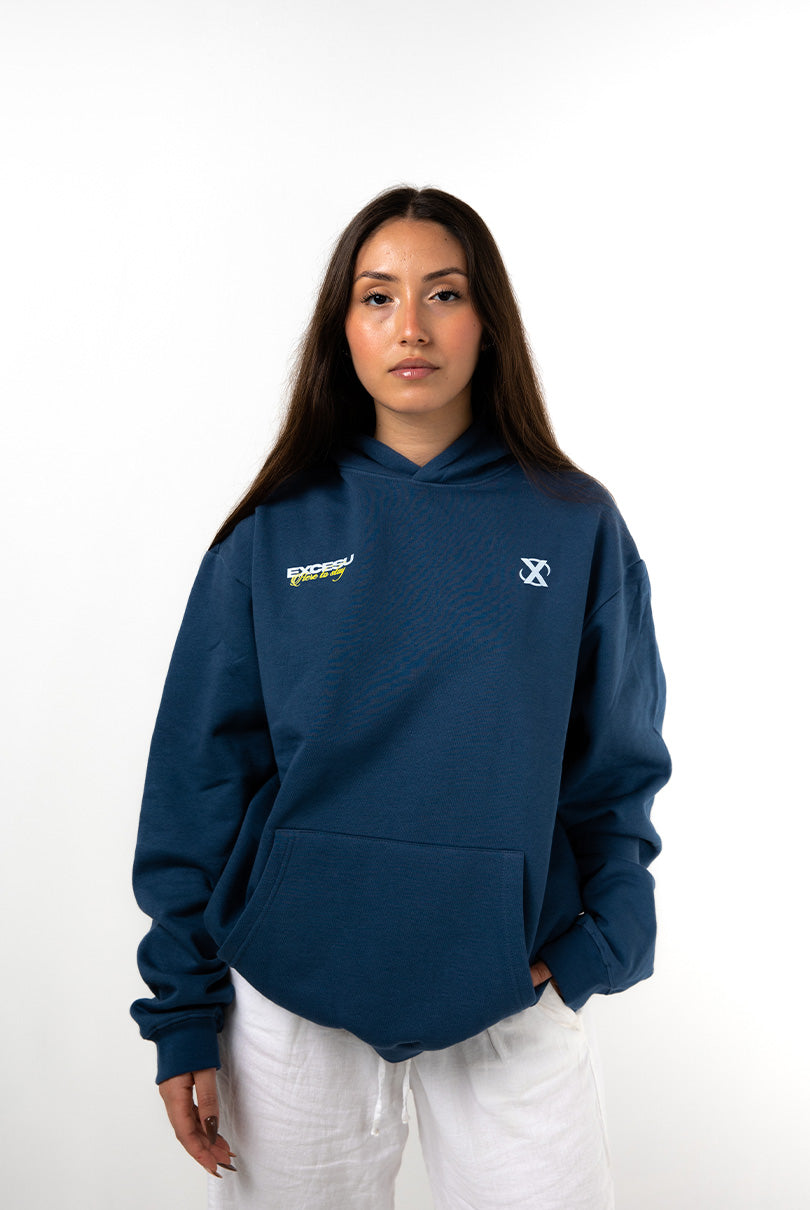 Sudadera Azul Índigo 0025 Excesu