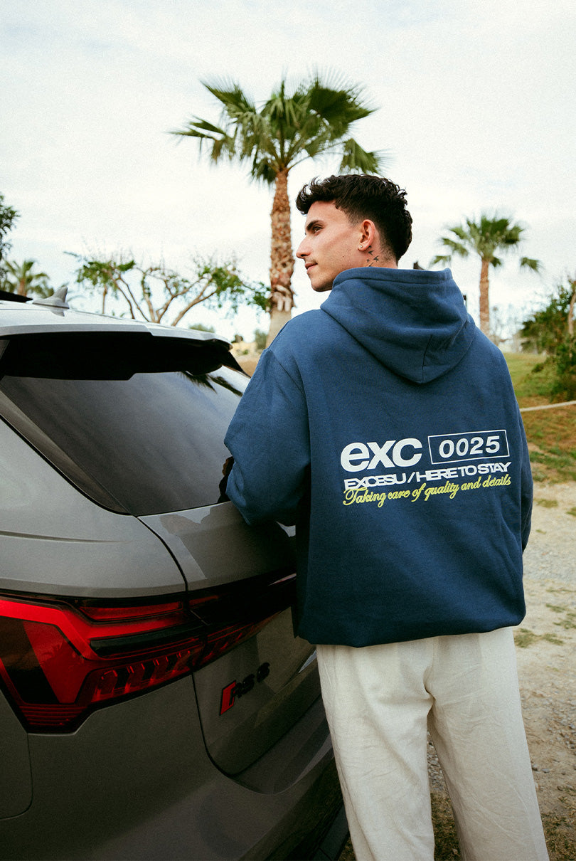 Sudadera Azul Índigo 0025 Excesu