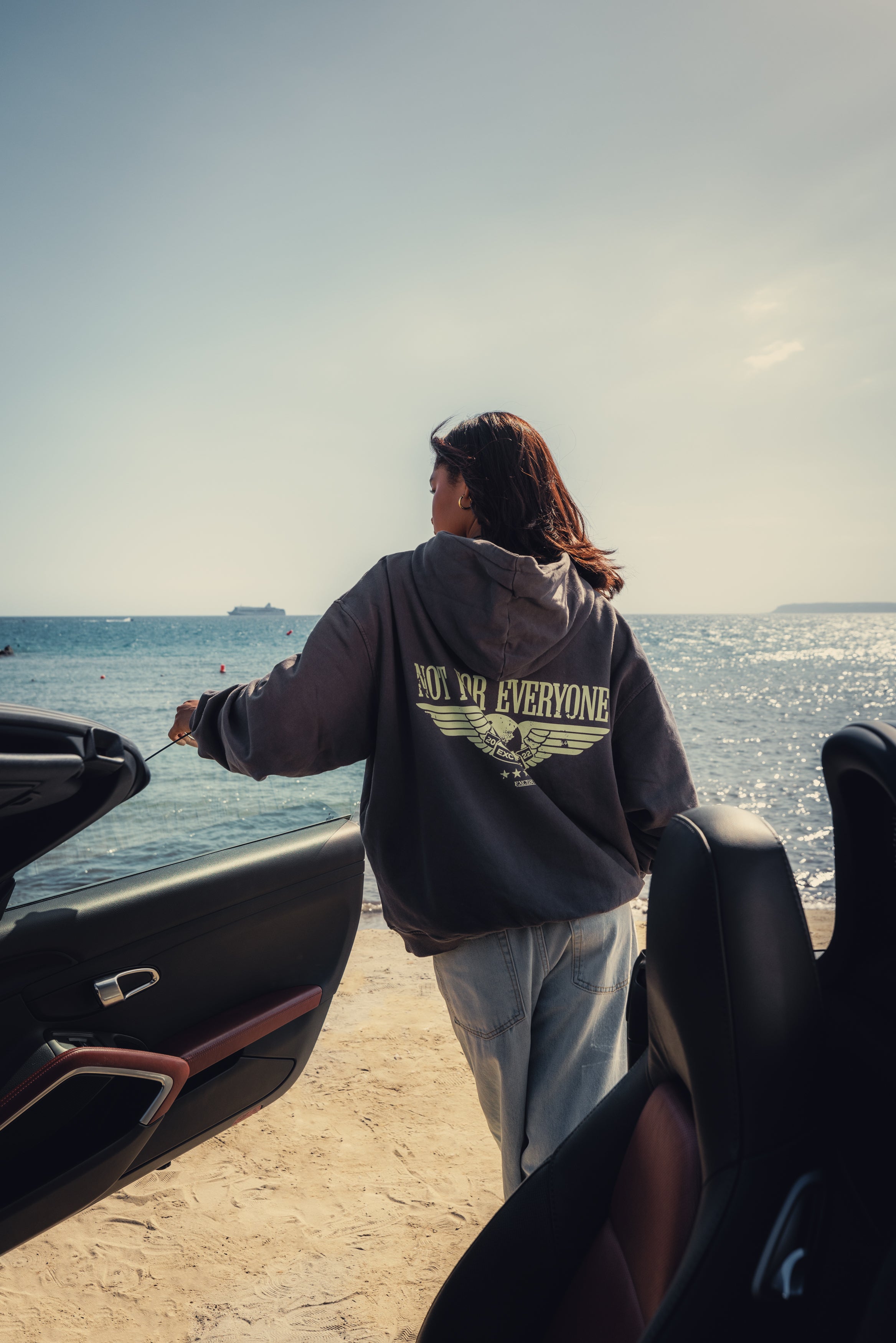 Dark Grey Not for Everyone Hoodie