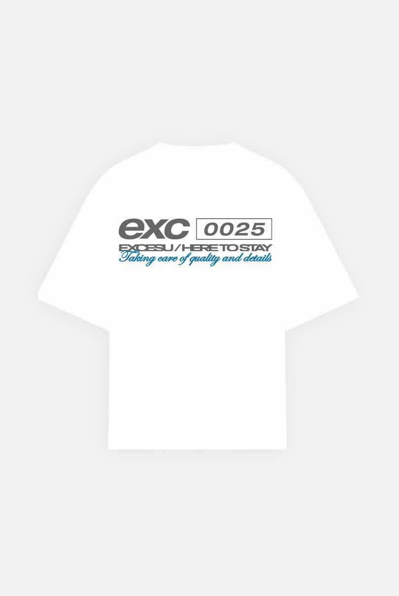 Camiseta Blanca 0025 Oversized Excesu