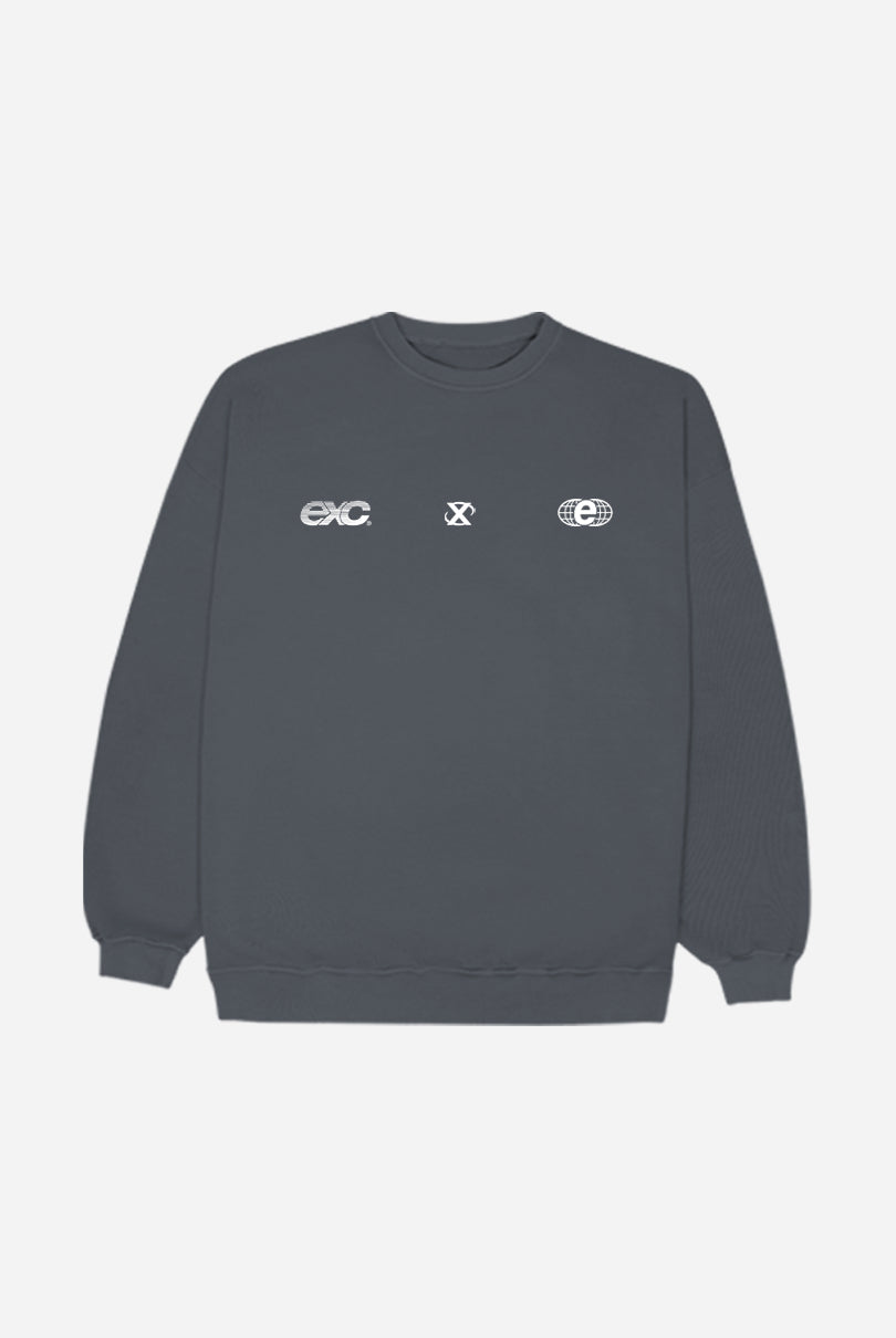 Crewneck Global X Dark Grey