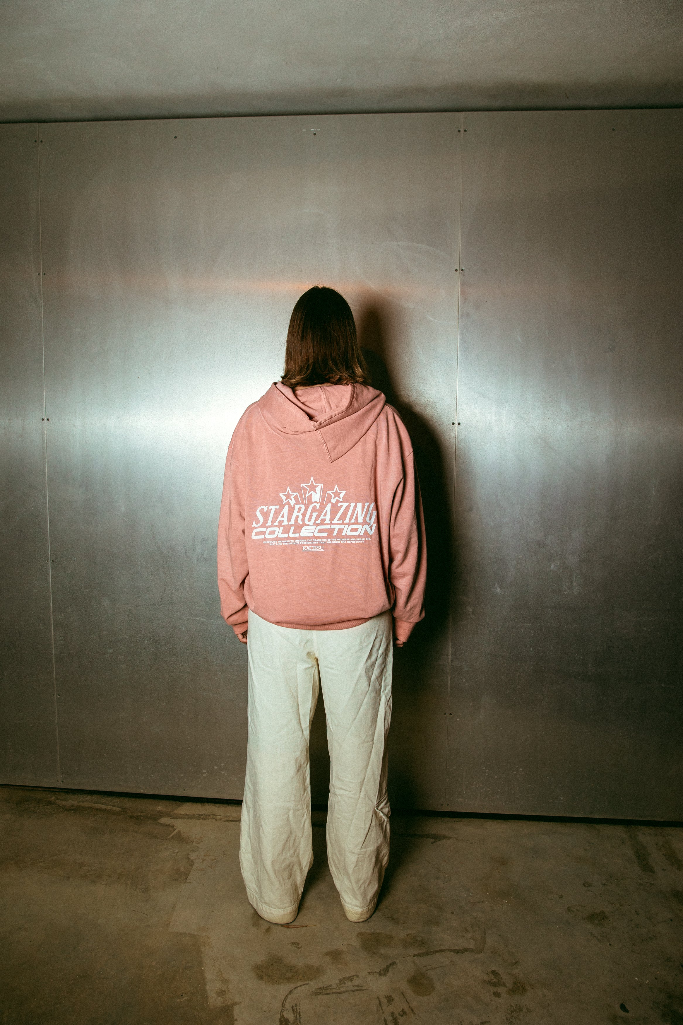 STARGAZING COLLECTION PINK OVERSIZED HOODIE Excesu