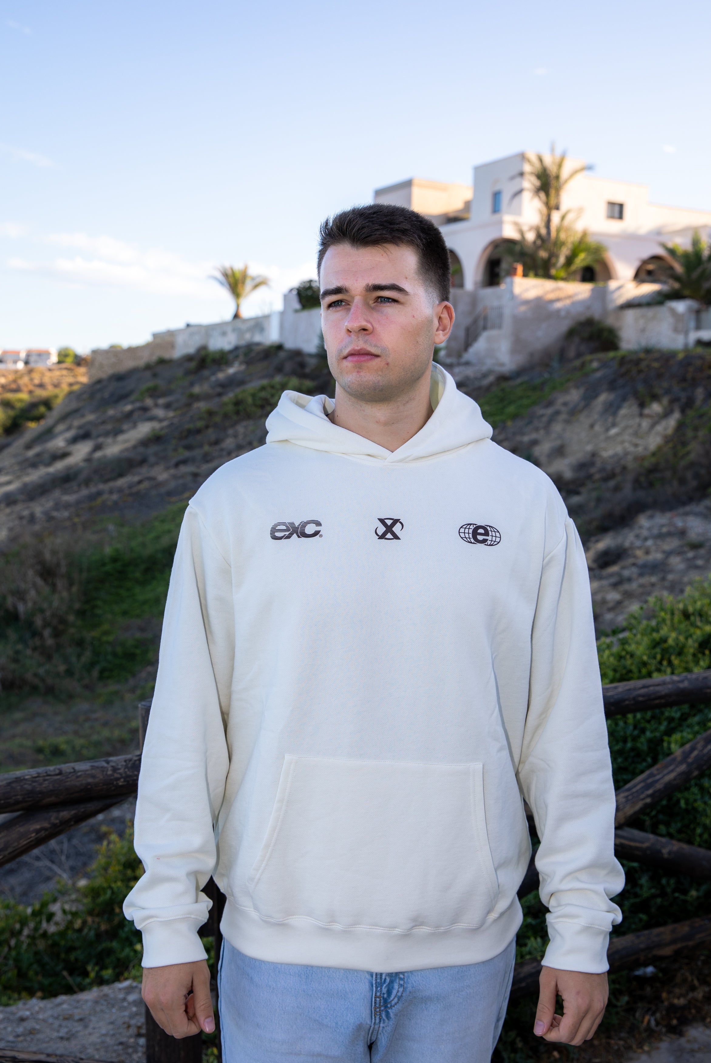 Global X Beige Sweatshirt