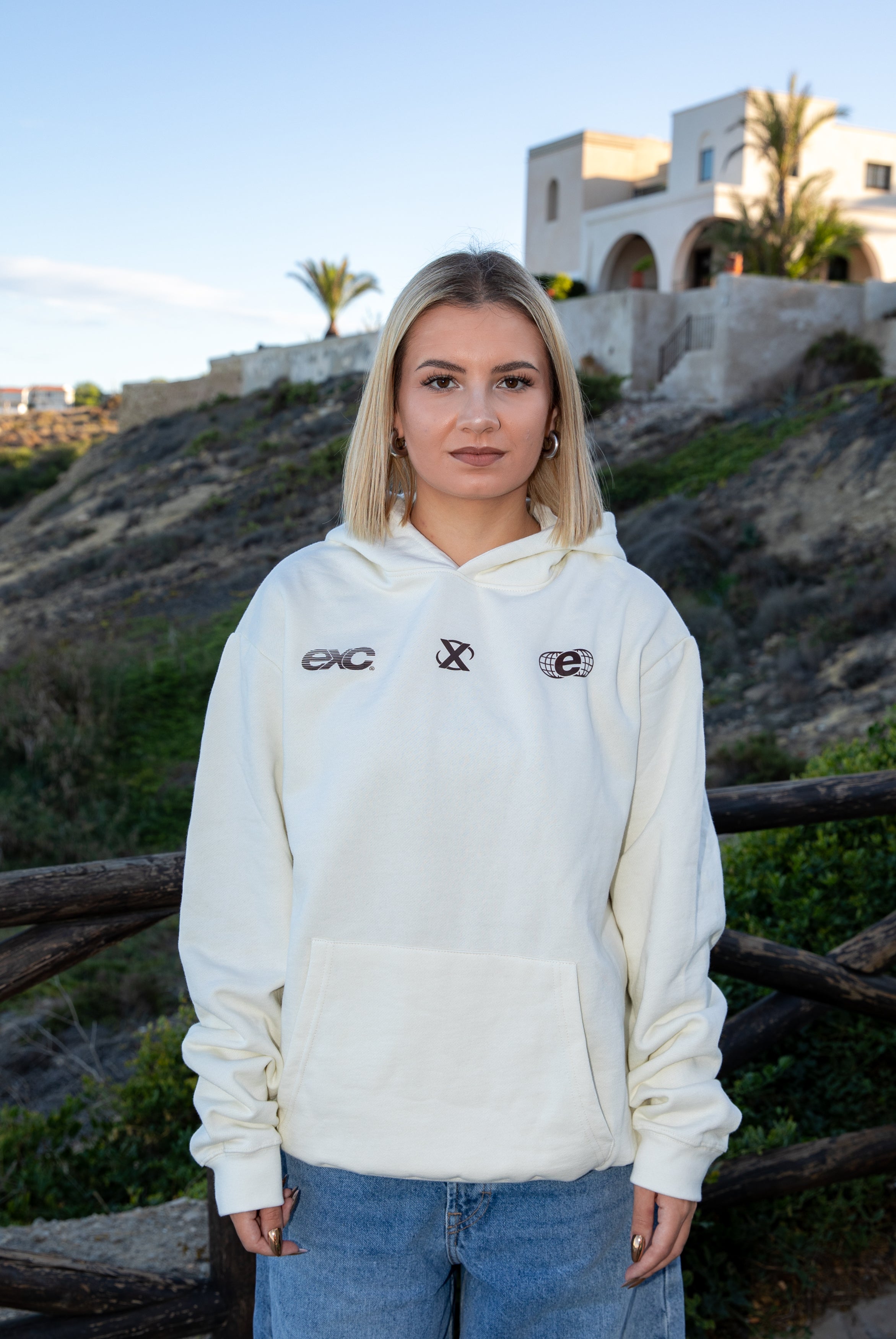 Global X Beige Sweatshirt