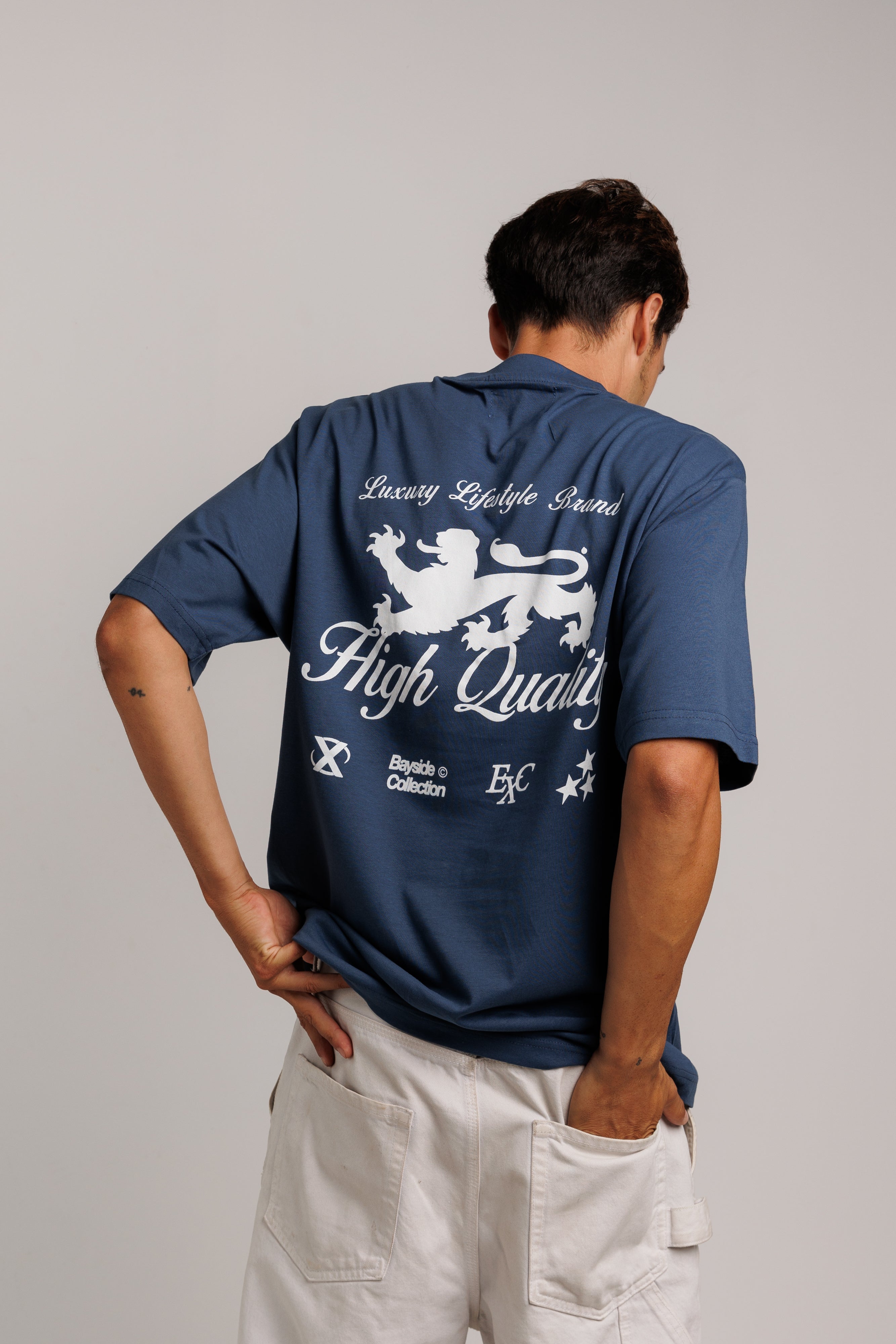 Indigo Blue Lion T-Shirt