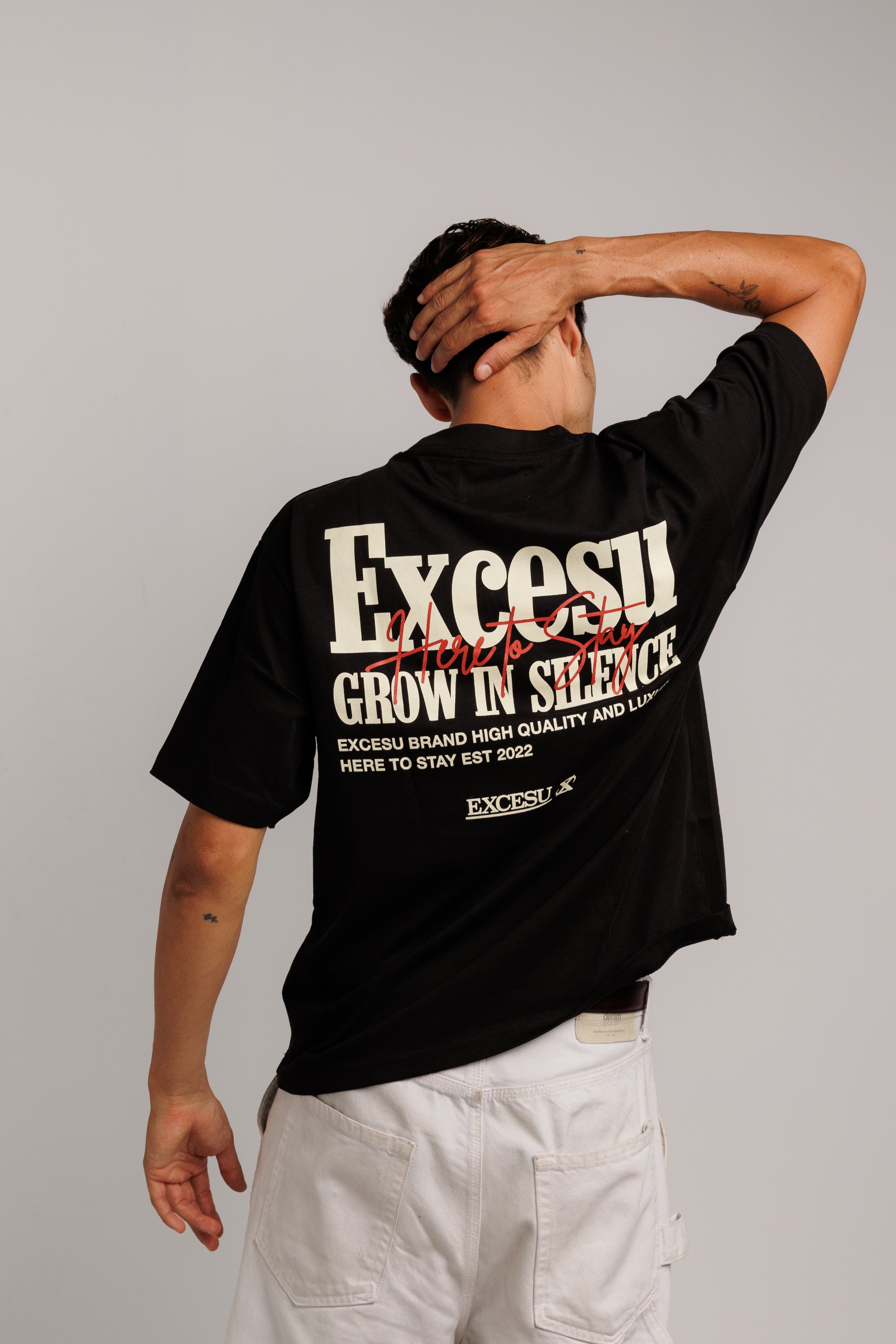 Grow in Silence Black T-shirt
