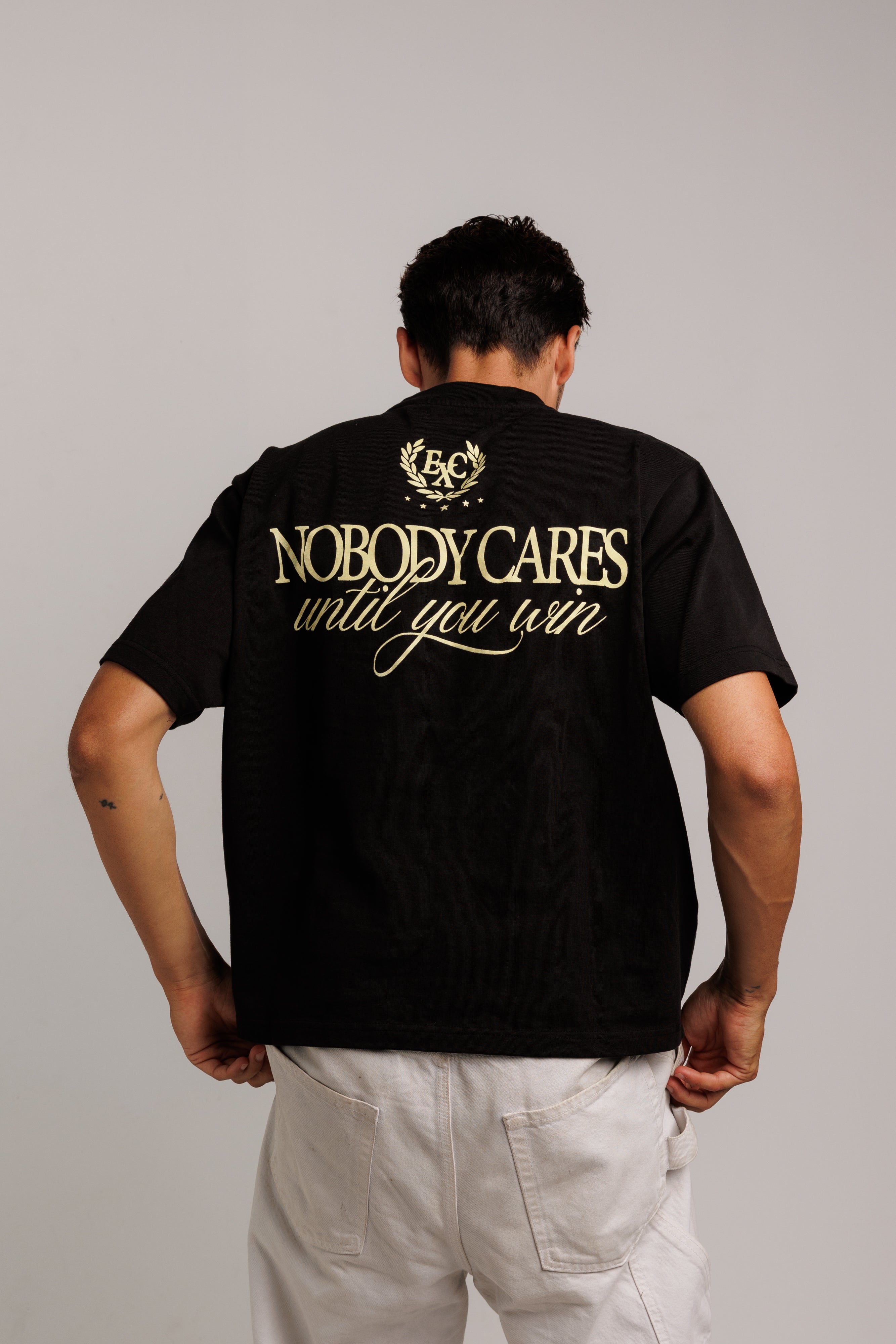 Nobody Cares Black T-shirt