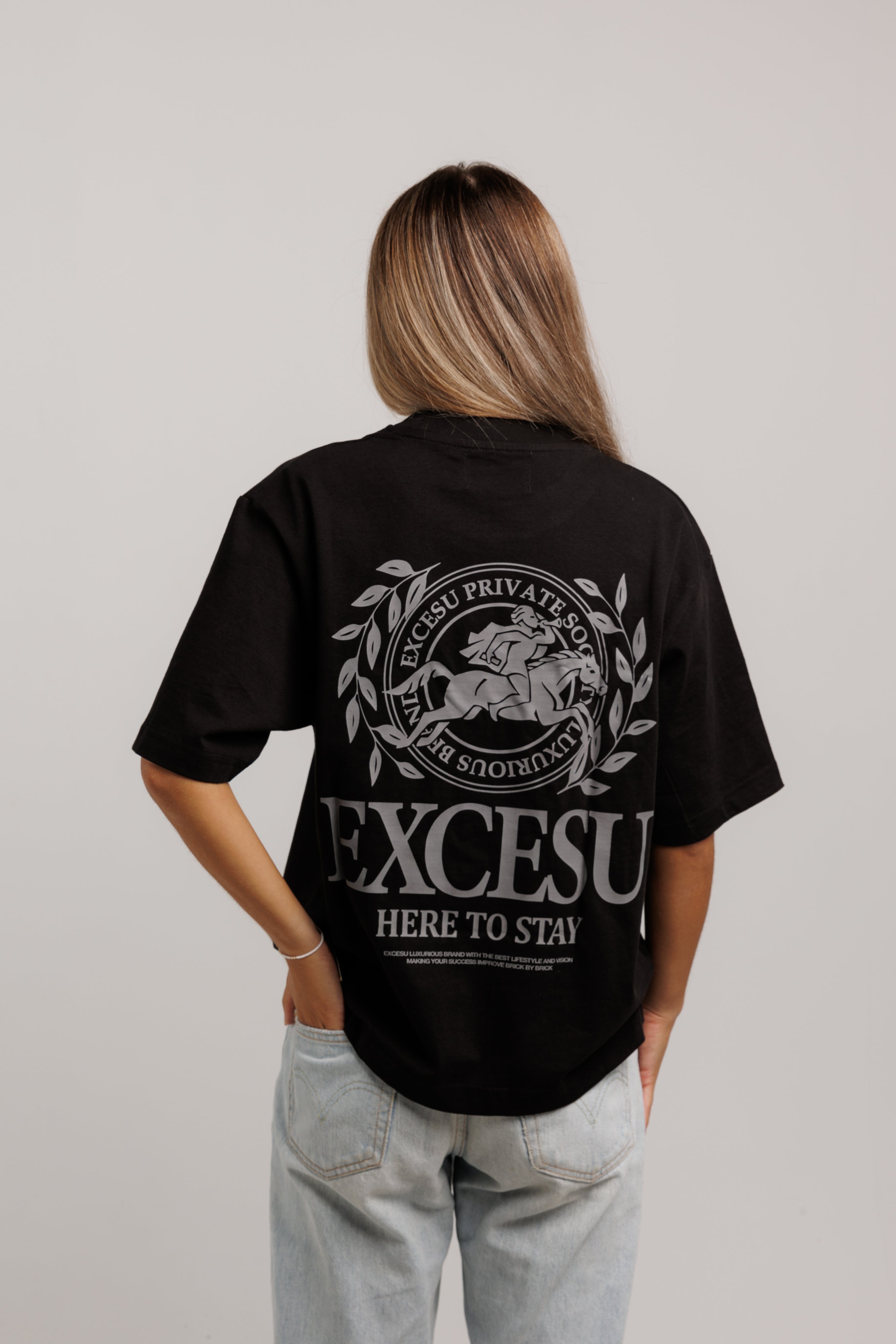 Horse Crown Black T-Shirt