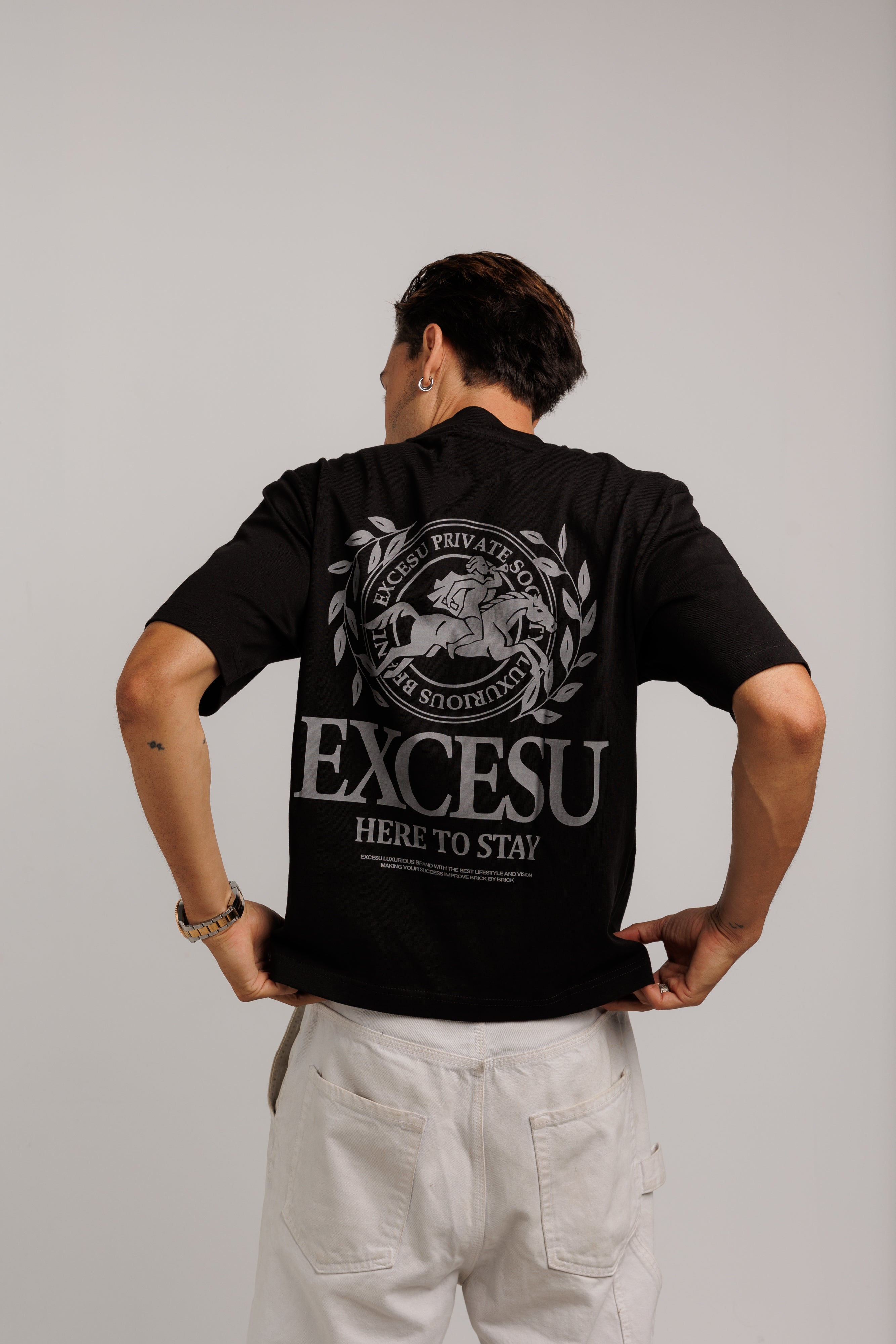Horse Crown Black T-Shirt