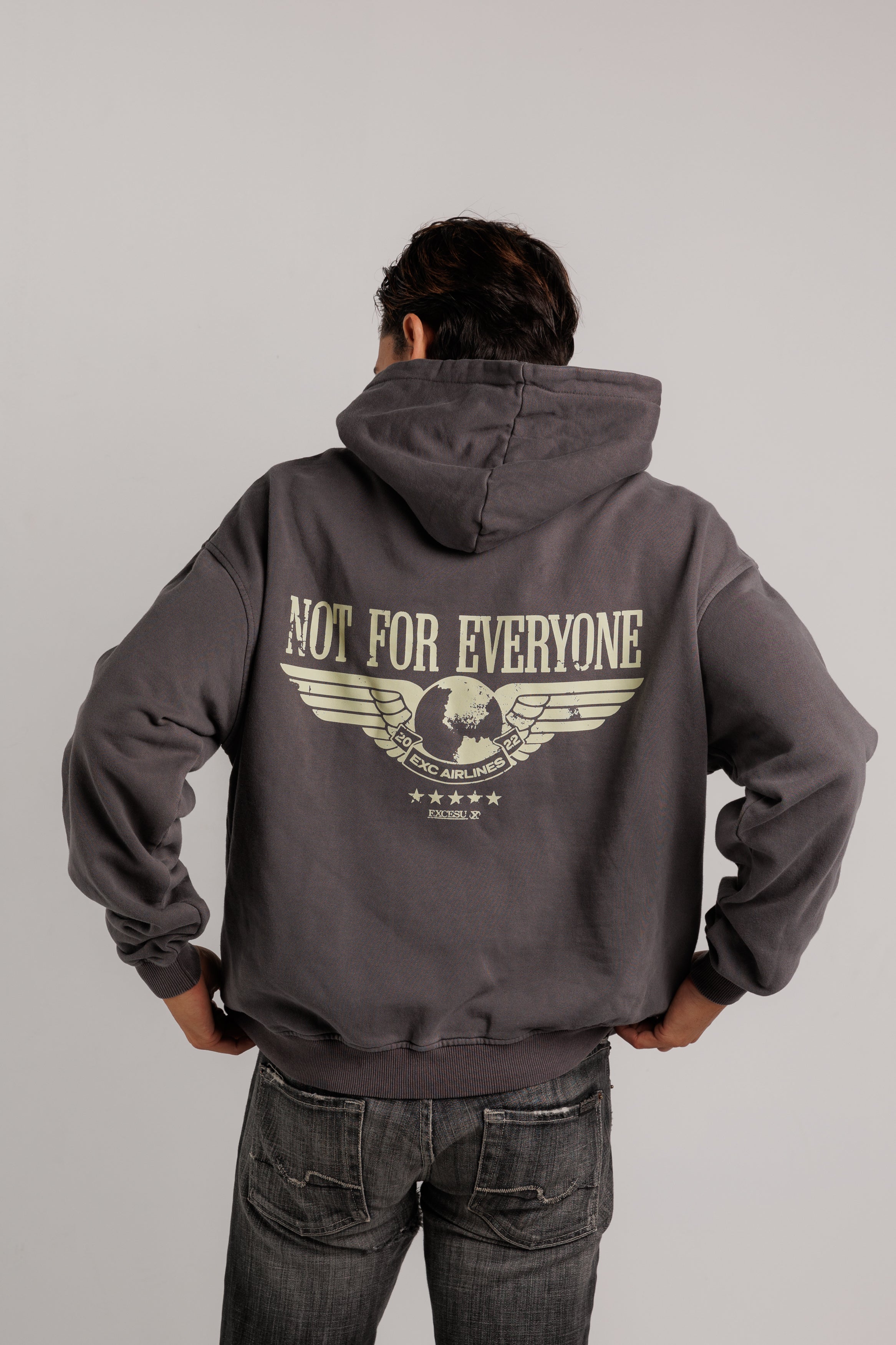 Dark Grey Not for Everyone Hoodie