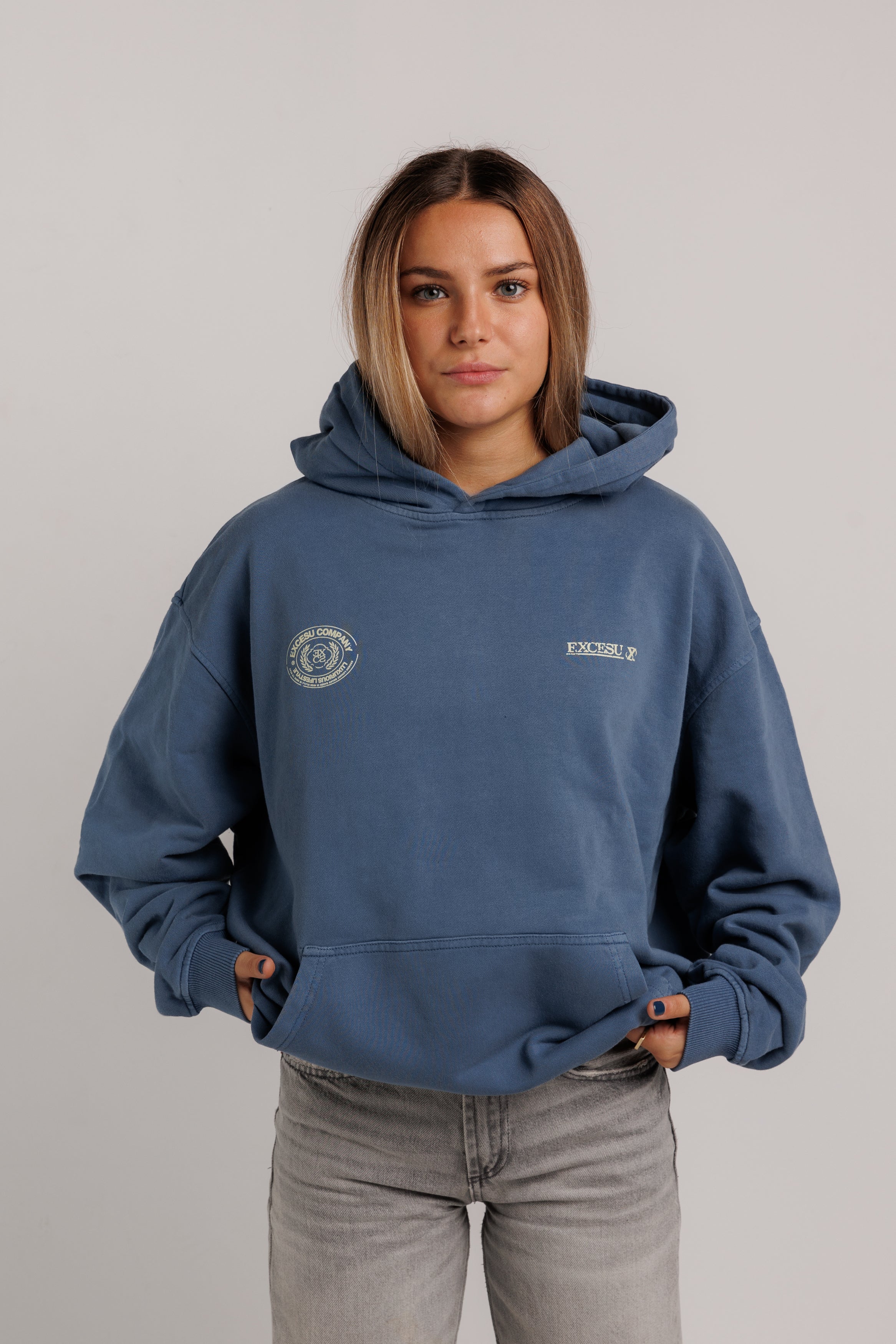 Teal Mind in the Sky Hoodie