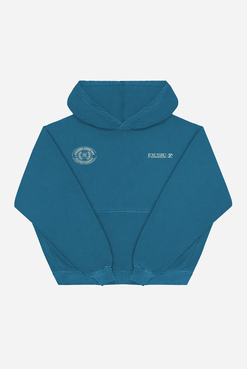 Teal Mind in the Sky Hoodie