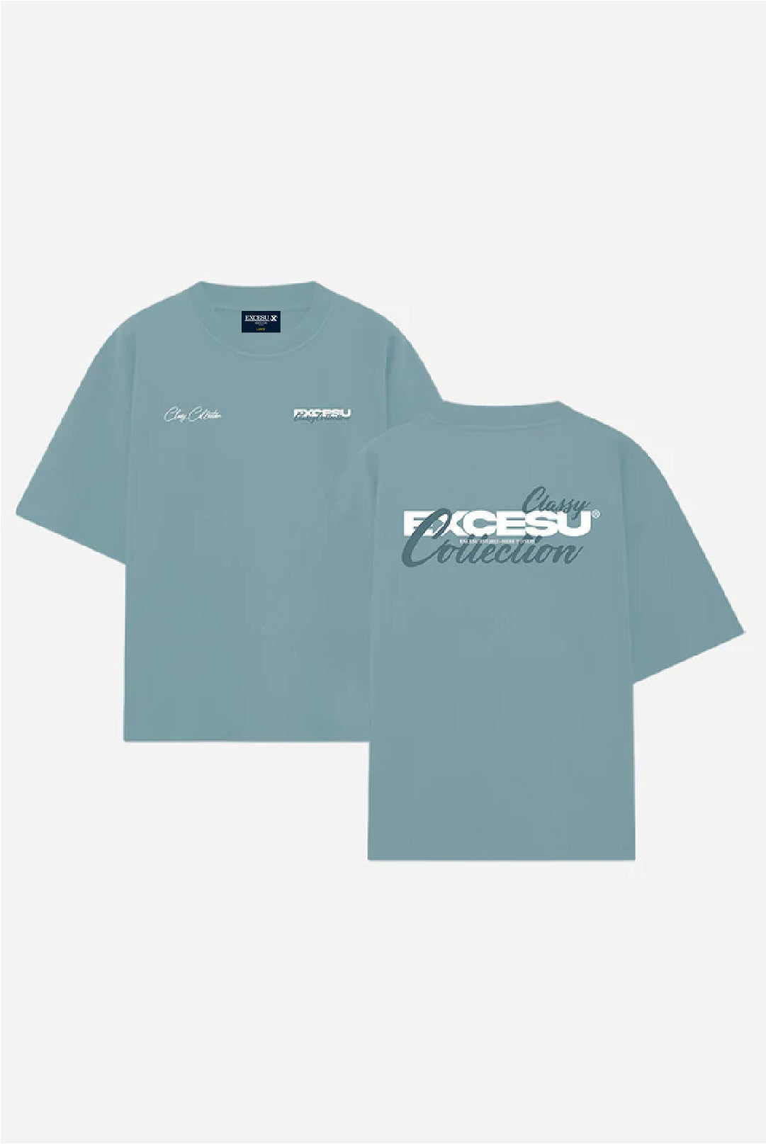 Camiseta Oversized Classy Teal