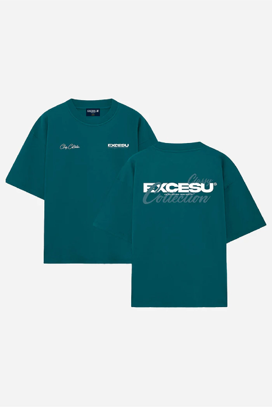 Camiseta Verde Classy Oversized