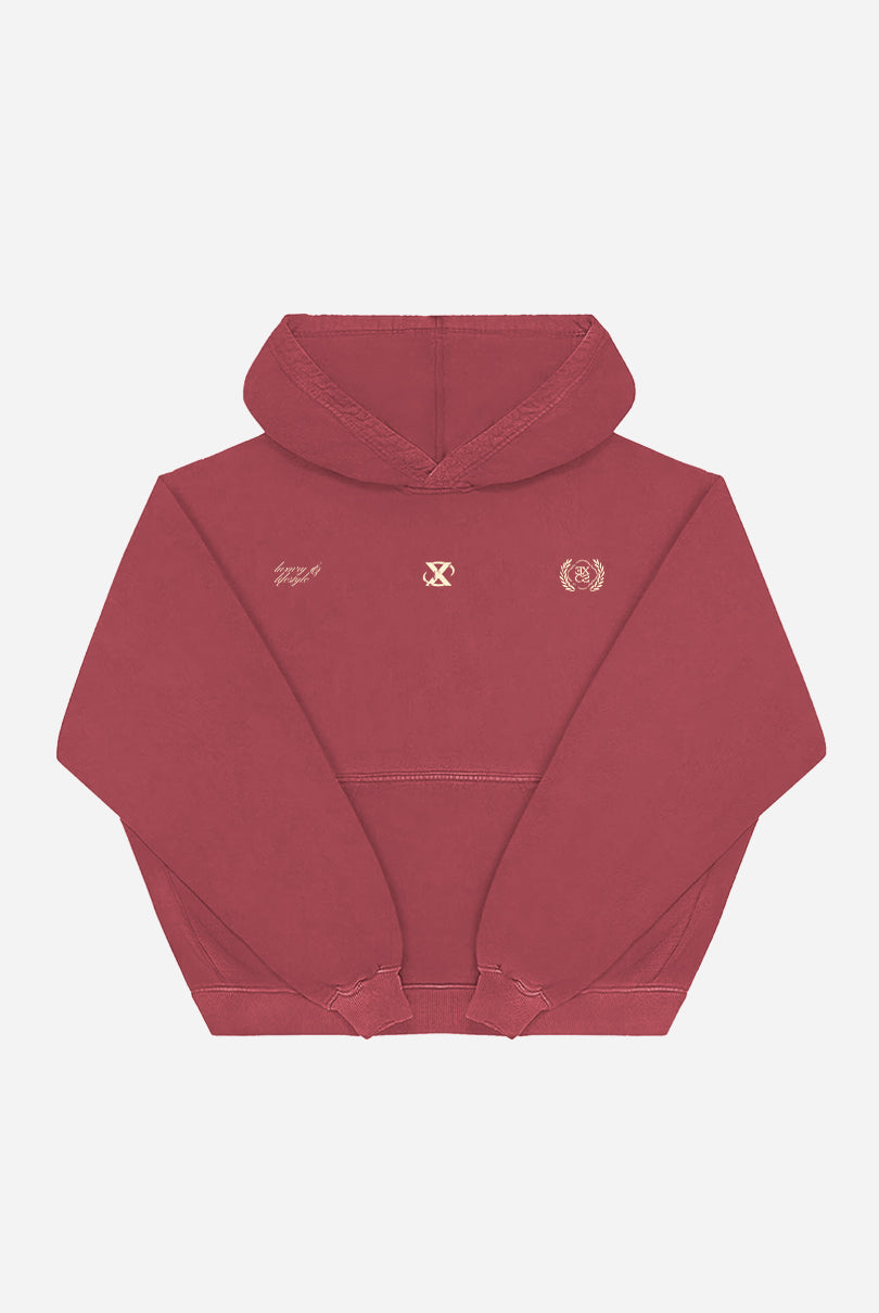 Red Excesu Club Hoodie