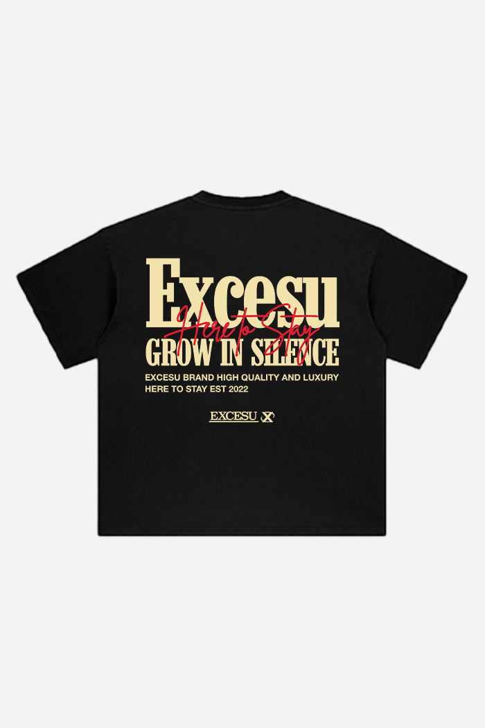 Camiseta Grow in Silence Negro