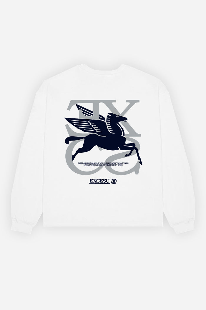 Longsleeve Pegasus Blanco